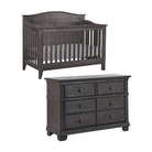 Potenza Forever Arch Top Crib + Dresser Bundle - Tots to Teens Furniture