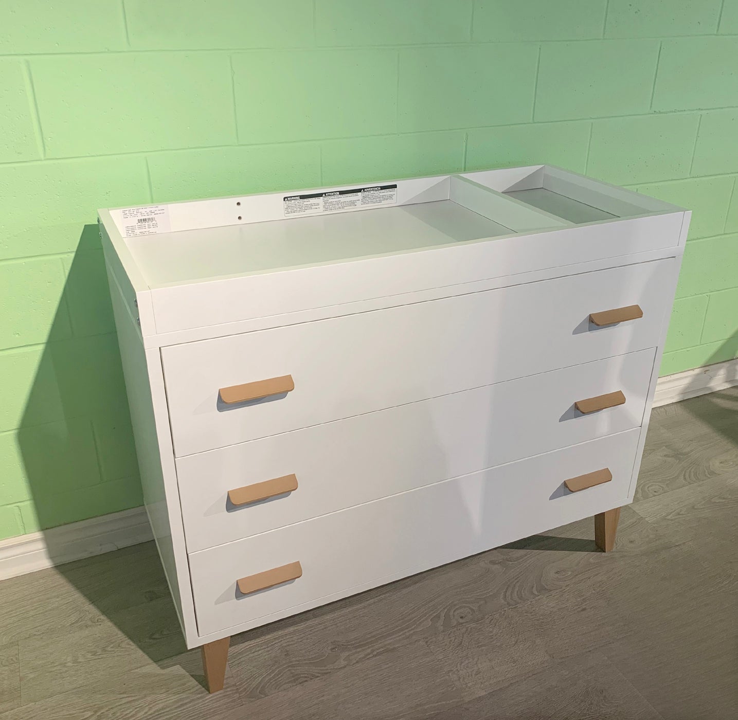 Changing Tray For Caravaggio 3 Drawer Dresser (Made in Italy) - Tots to Teens Furniture