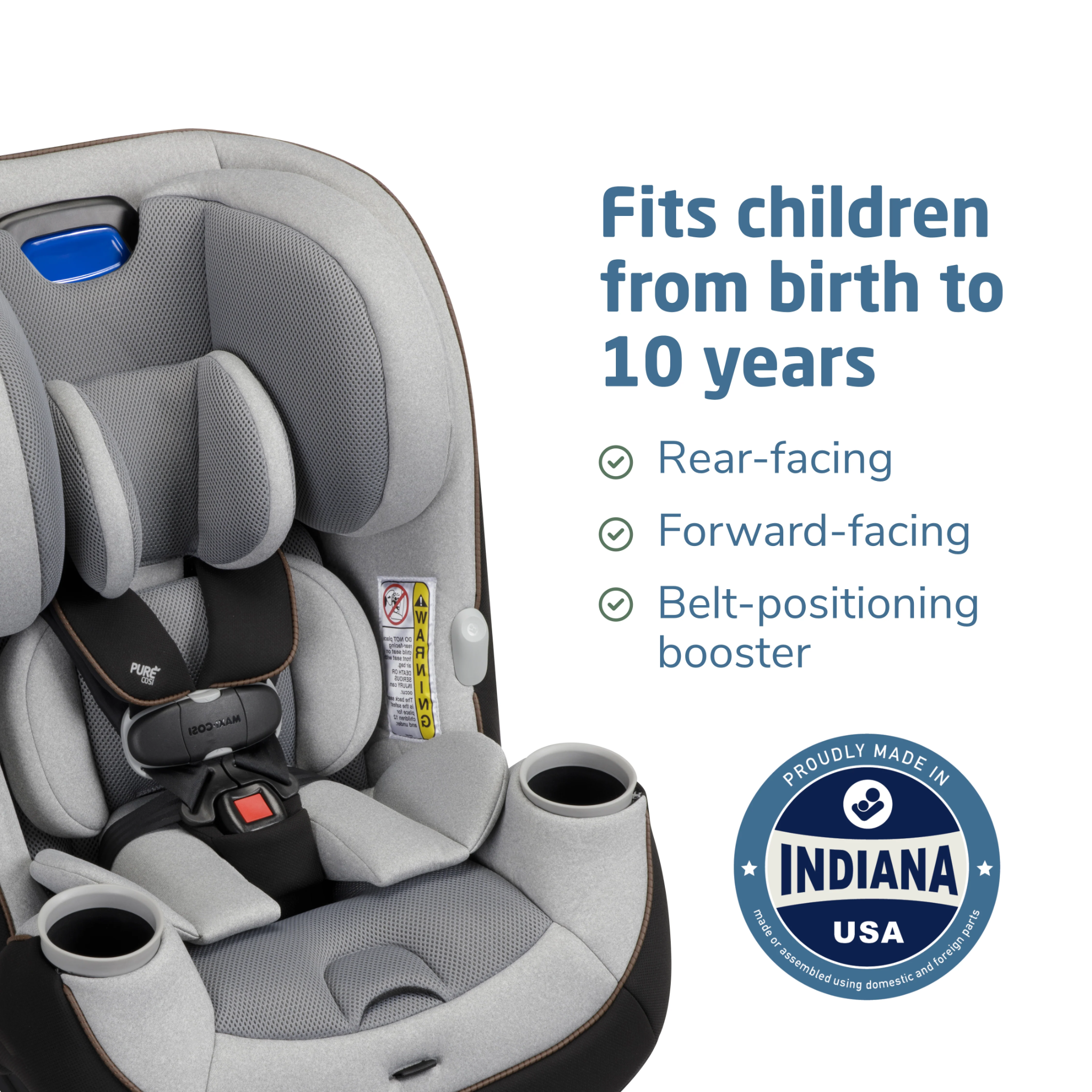 Pria Chill All-in-One Convertible Car Seat | Tots to Teens Furniture