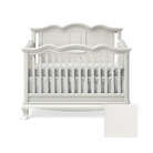 Cleopatra Convertible Crib with Solid Panel - Tots to Teens Furniture