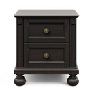 Romina Dakota 2 Drawer Nightstand Bruno Rosso Bronze - Tots to Teens Furniture