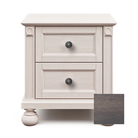 Romina Dakota 2 Drawer Nightstand Oil Grey Pewter - Tots to Teens Furniture