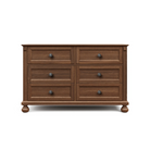 Romina Dakota Double Dresser Bruno Antico Pewter - Tots to Teens Furniture