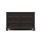 Romina Dakota Double Dresser Bruno Rosso Pewter - Tots to Teens Furniture