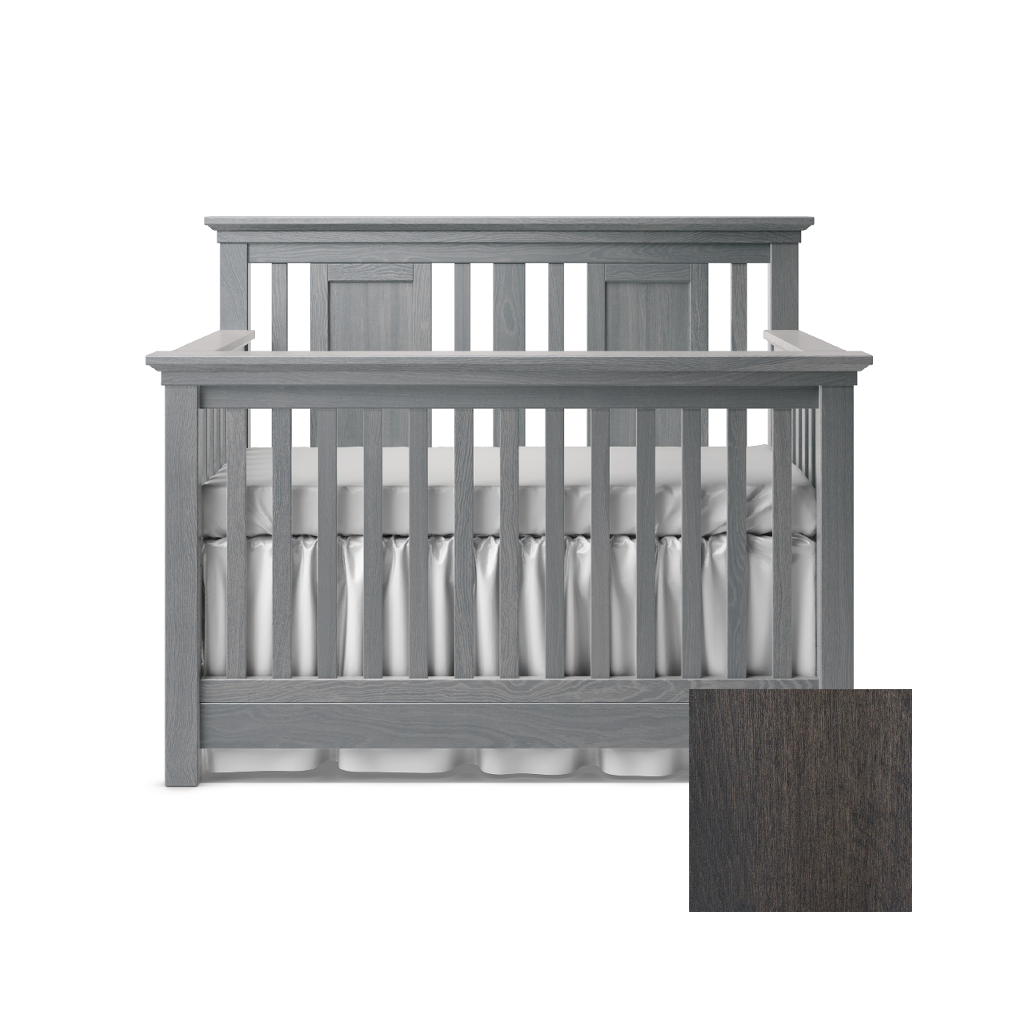 Karisma Convertible Crib with Open Back - Tots to Teens Furniture