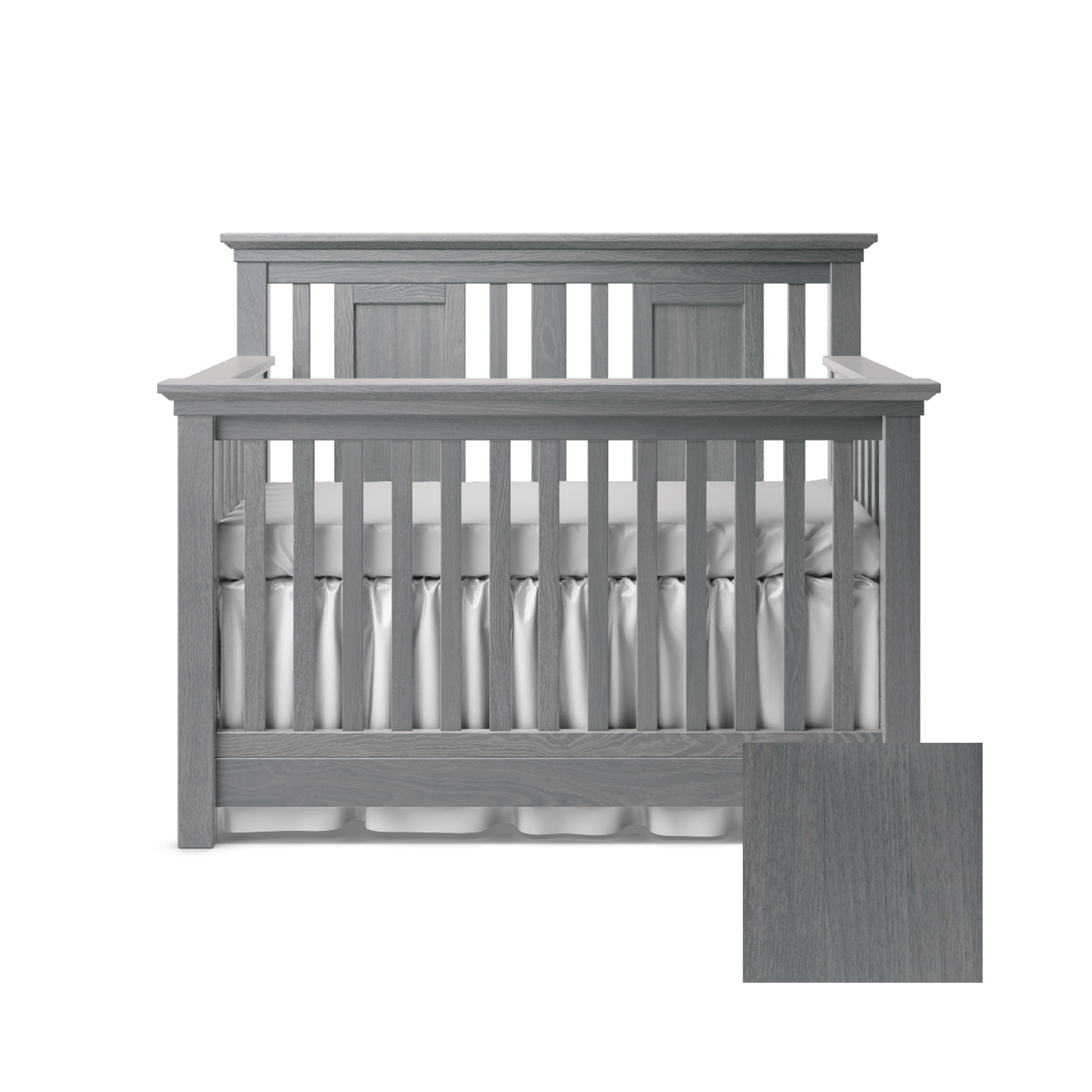 Karisma Convertible Crib with Open Back - Tots to Teens Furniture