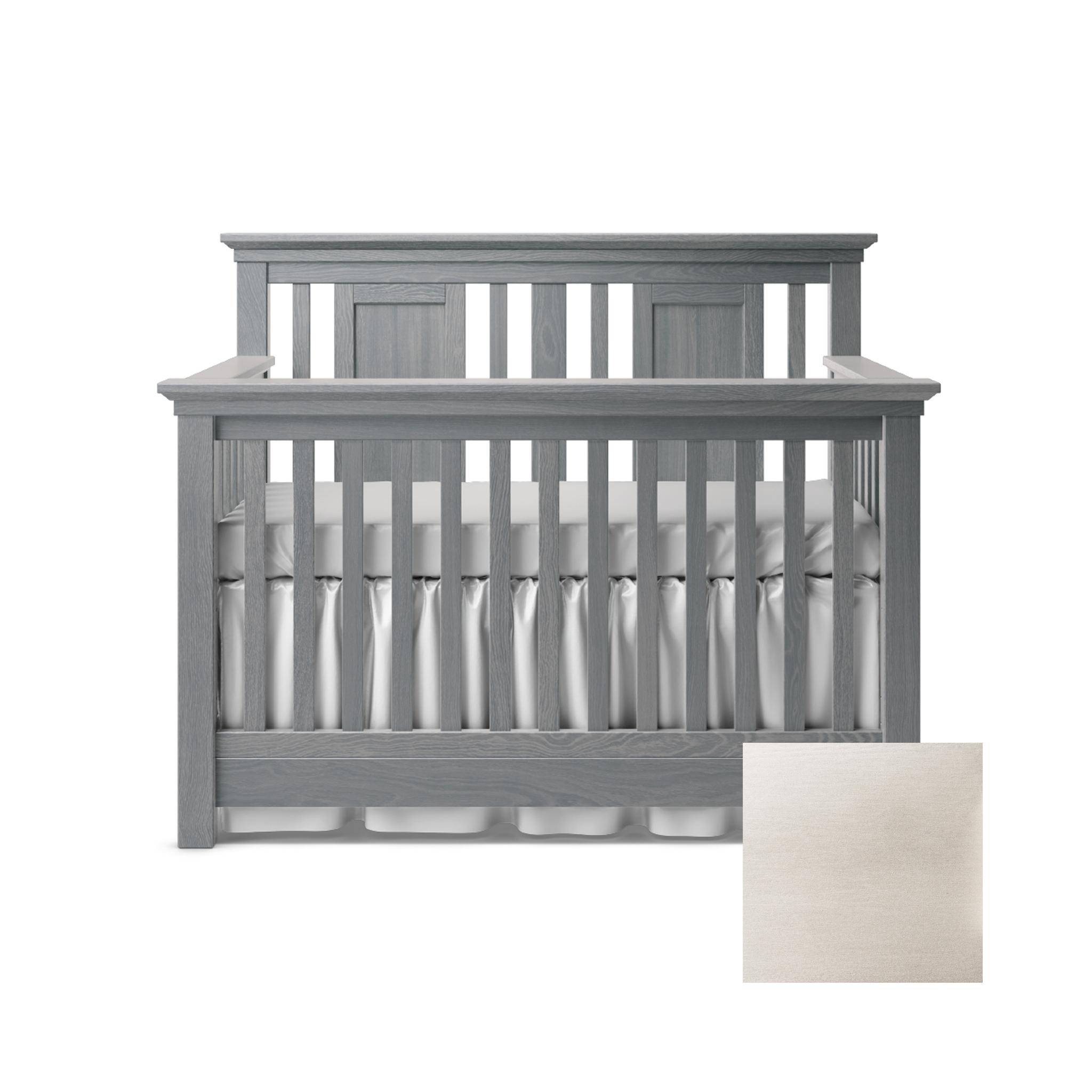 Karisma Convertible Crib with Open Back - Tots to Teens Furniture