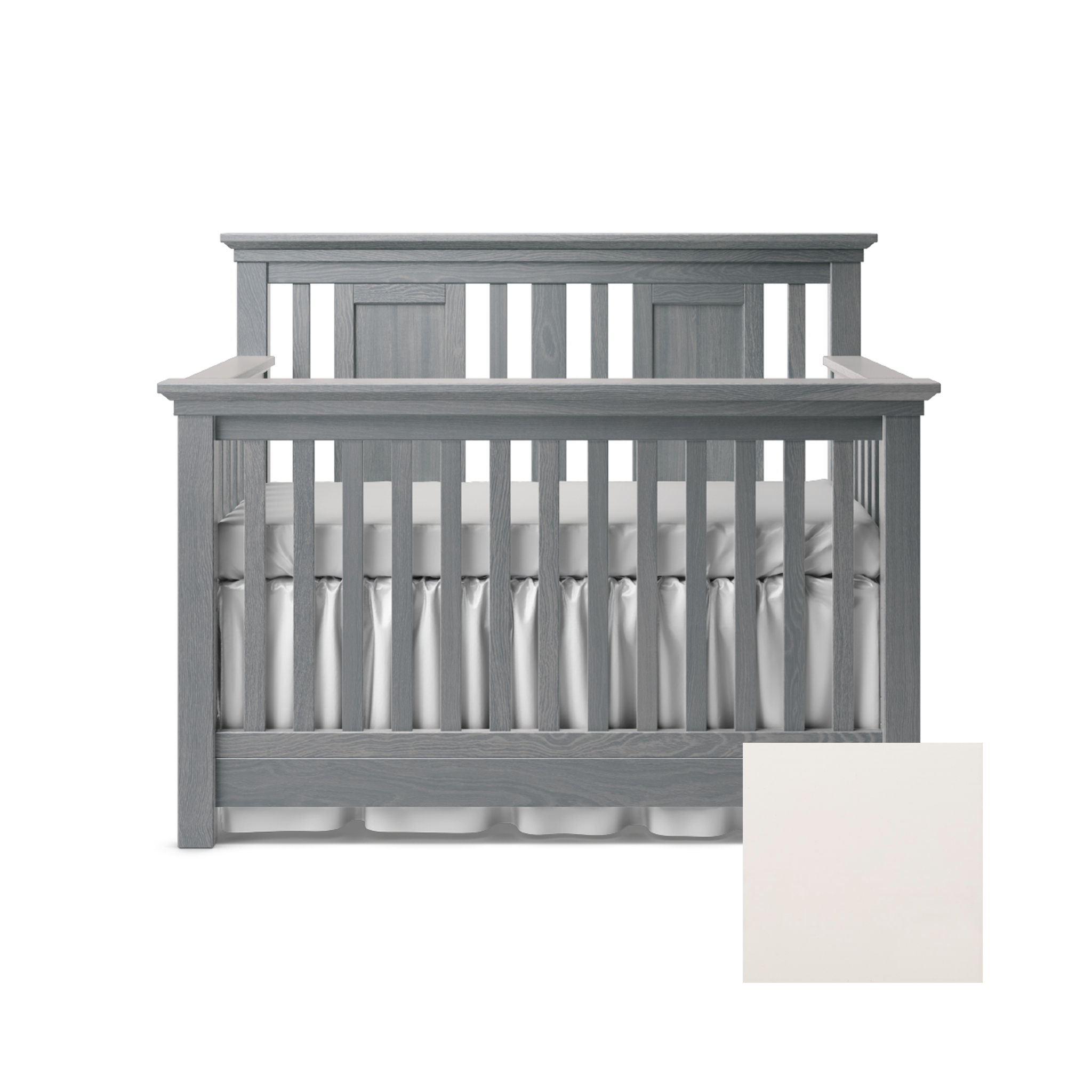 Karisma Convertible Crib with Open Back - Tots to Teens Furniture