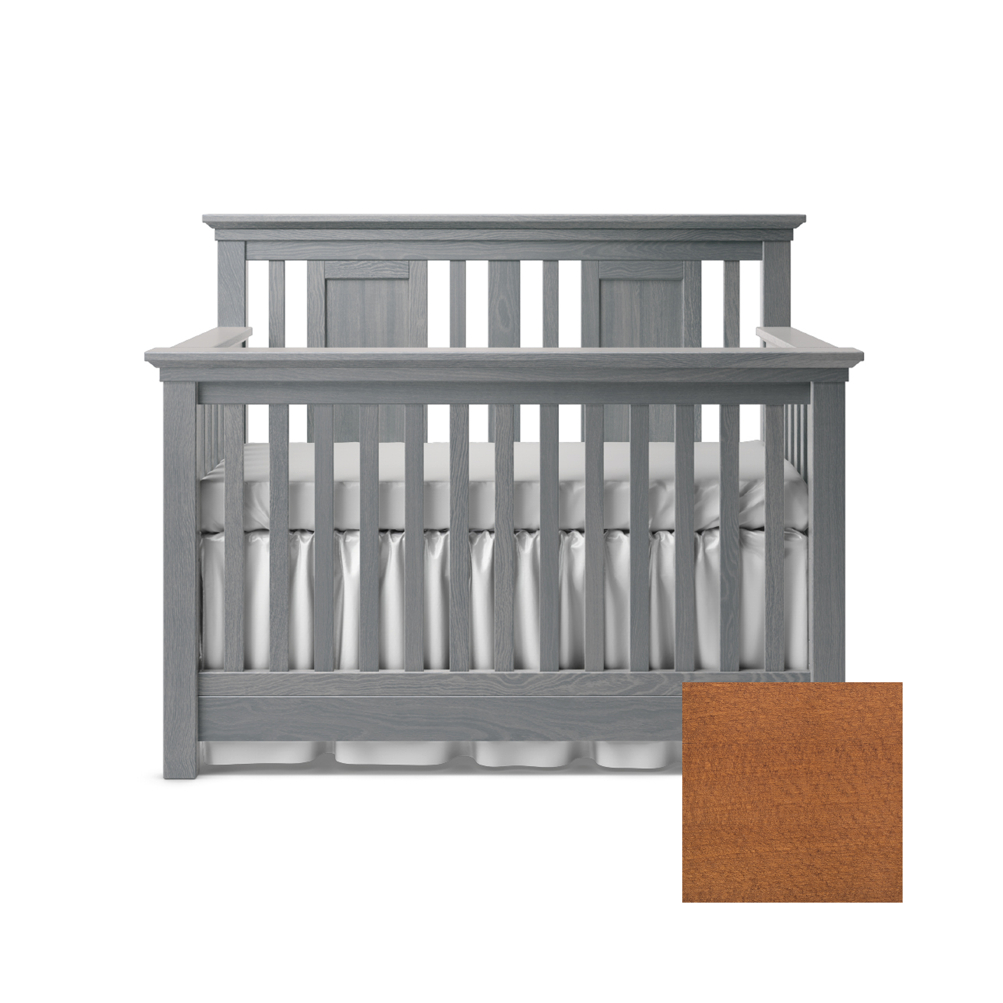 Karisma Convertible Crib with Open Back - Tots to Teens Furniture