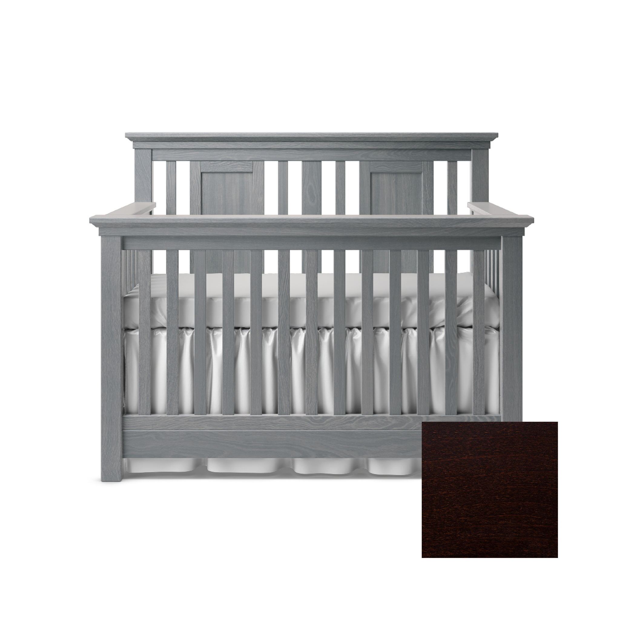 Karisma Convertible Crib with Open Back - Tots to Teens Furniture