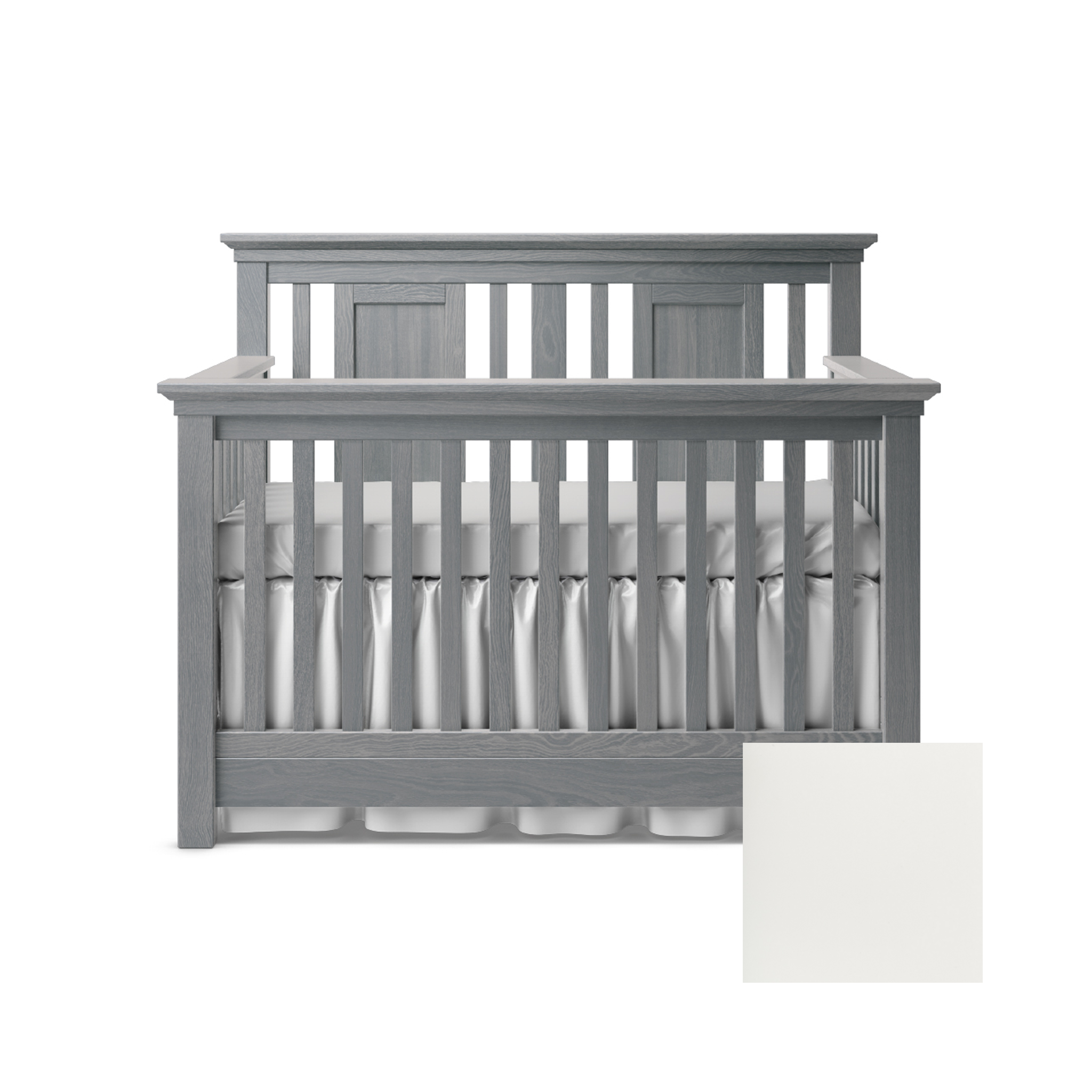 Karisma Convertible Crib with Open Back - Tots to Teens Furniture