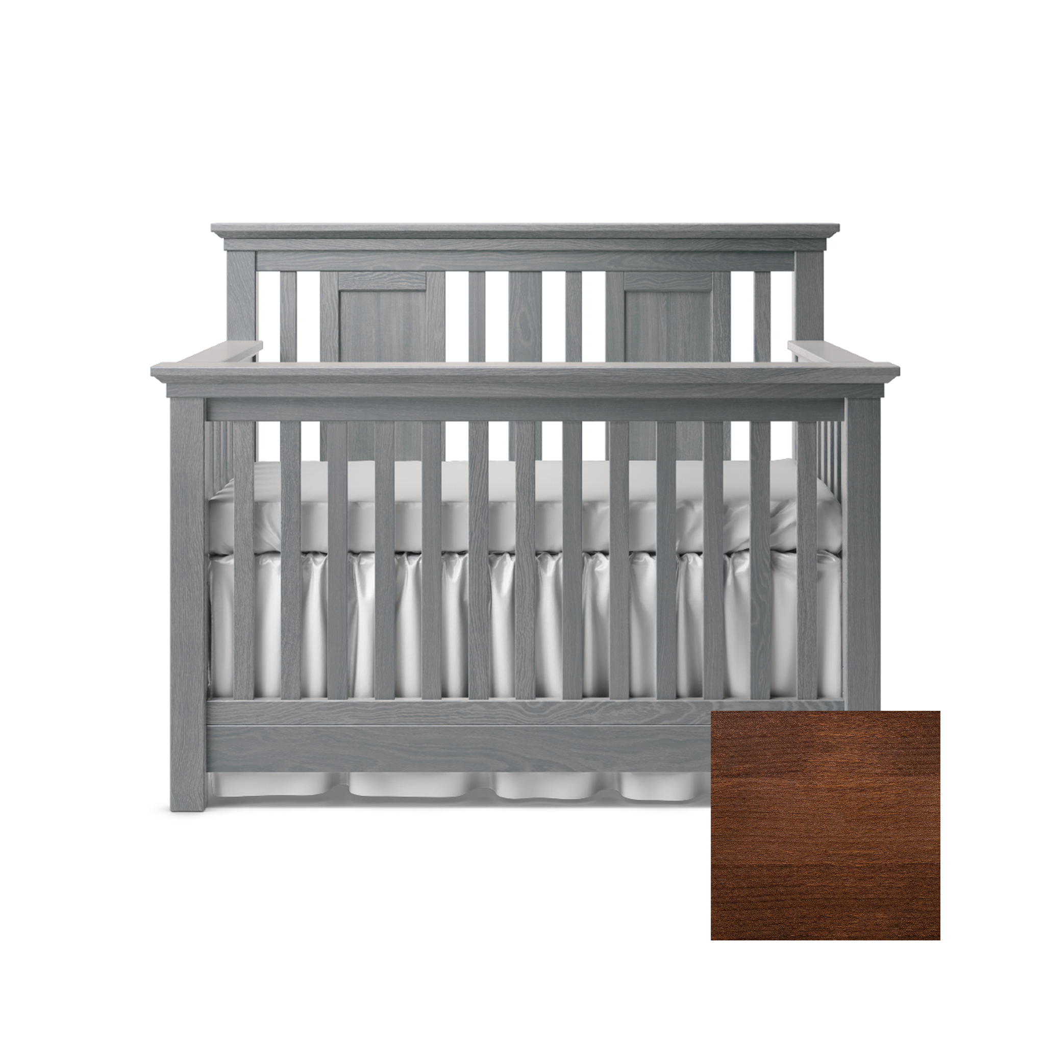 Karisma Convertible Crib with Open Back - Tots to Teens Furniture