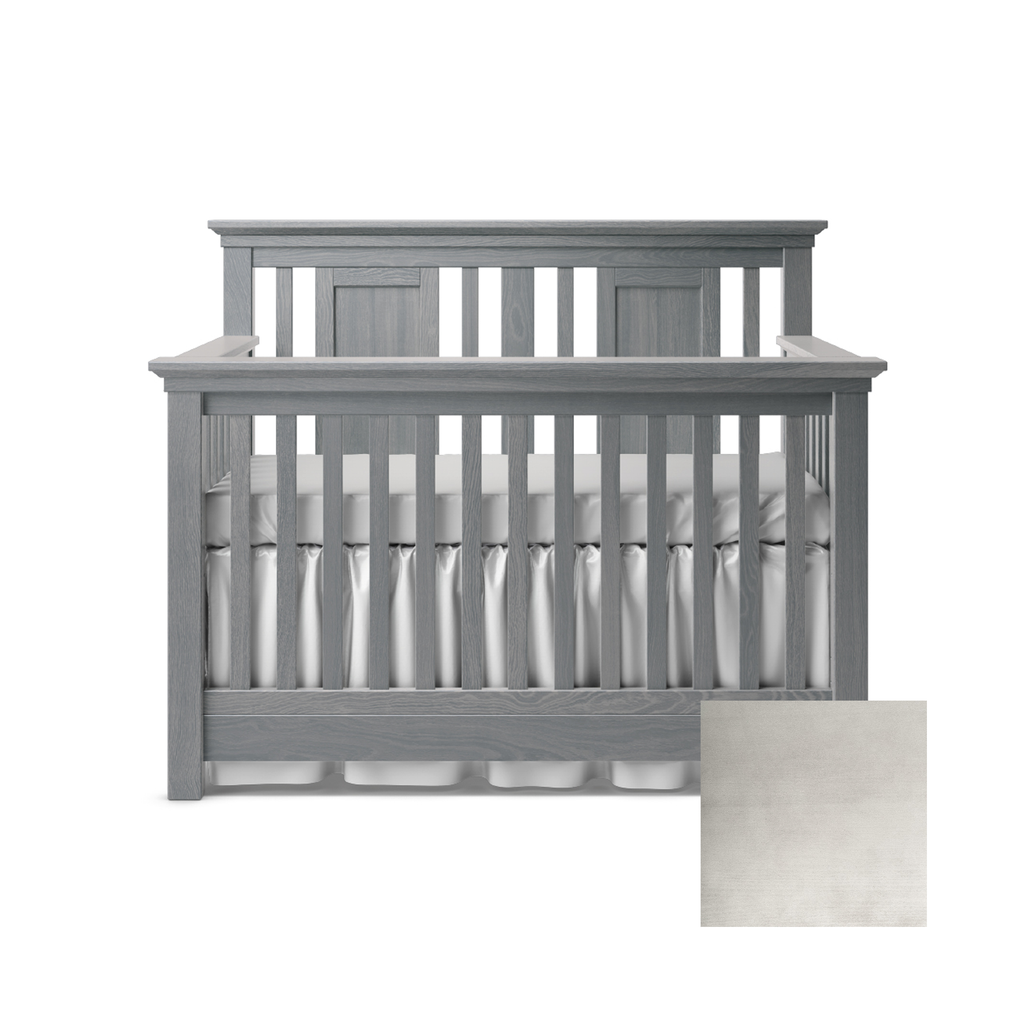 Karisma Convertible Crib with Open Back - Tots to Teens Furniture