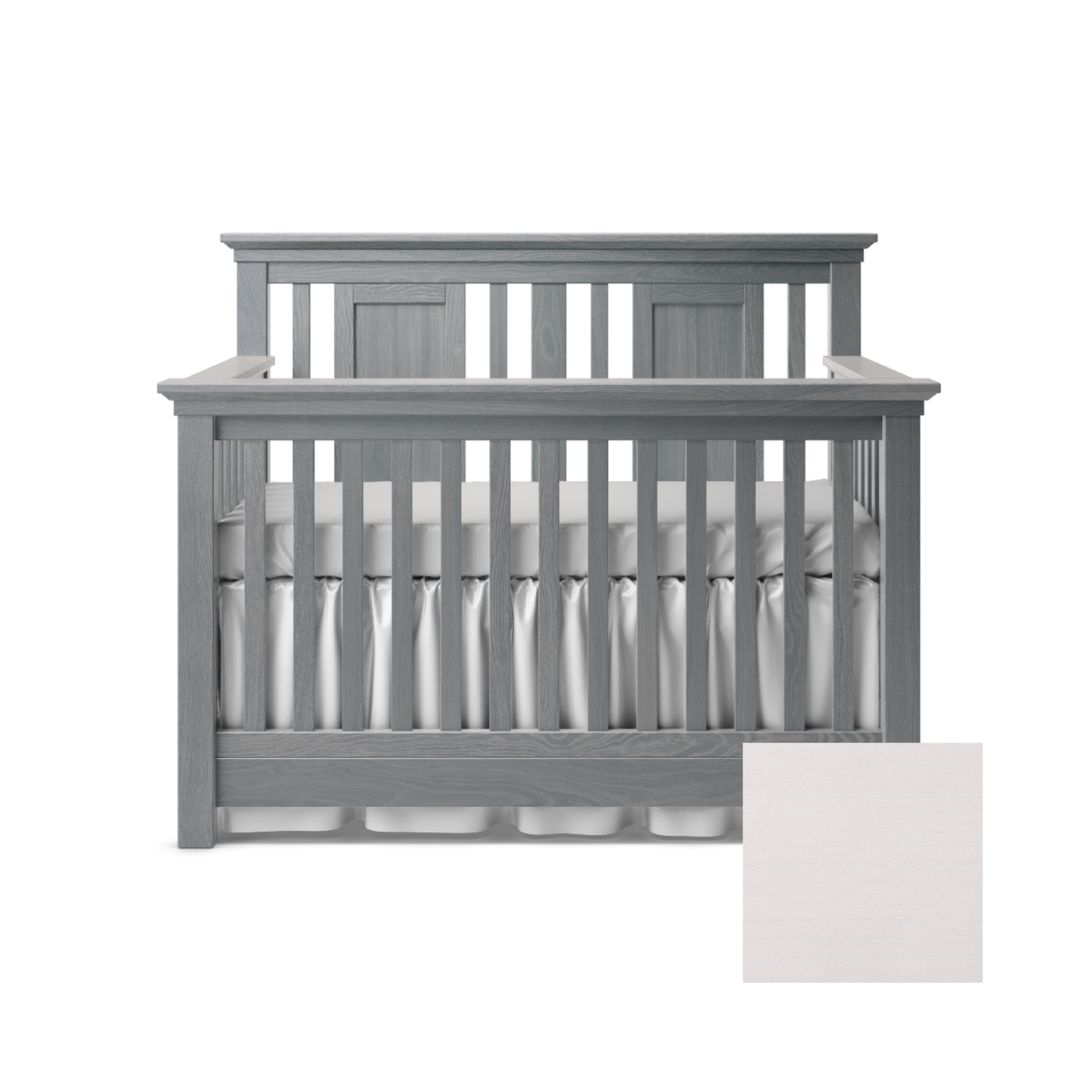 Karisma Convertible Crib with Open Back - Tots to Teens Furniture