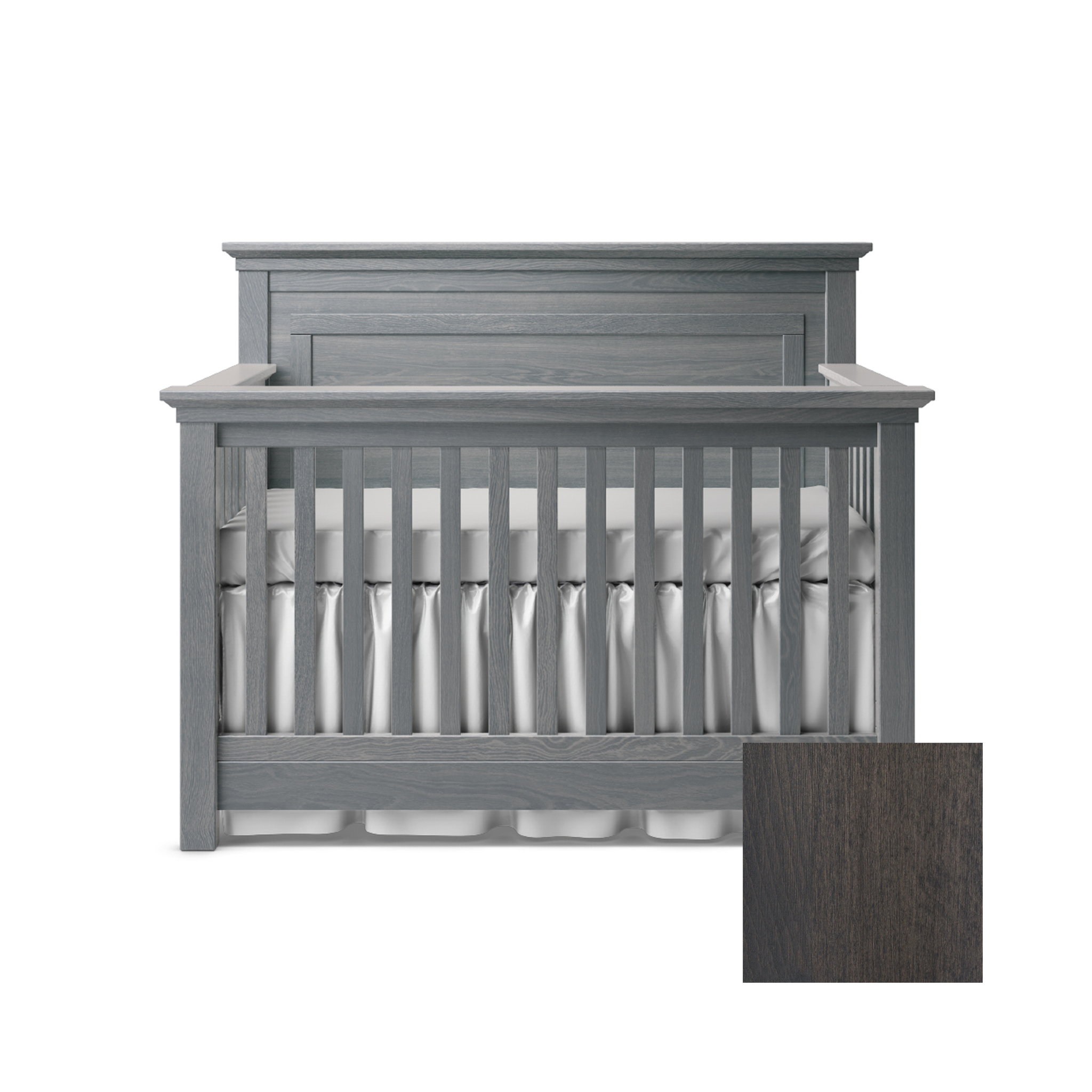 Karisma Convertible Crib with Solid Back - Tots to Teens Furniture