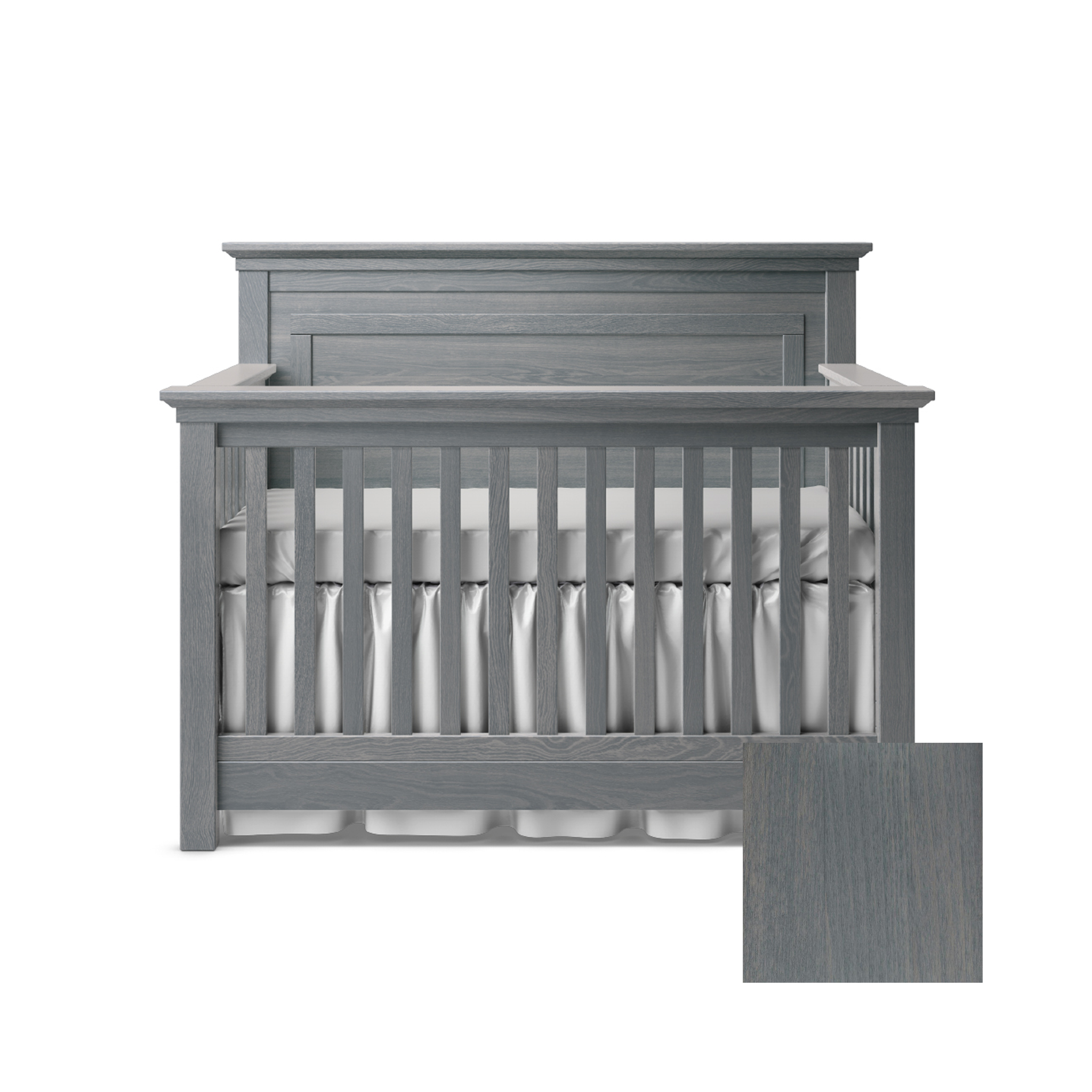 Karisma Convertible Crib with Solid Back - Tots to Teens Furniture