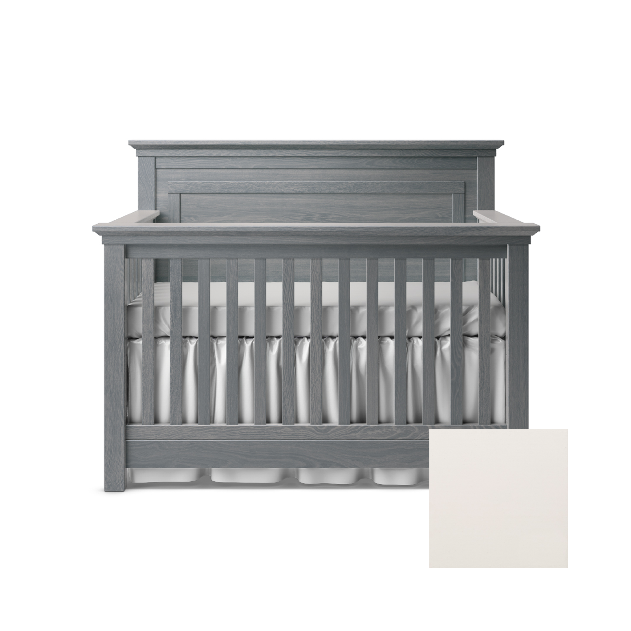 Karisma Convertible Crib with Solid Back - Tots to Teens Furniture