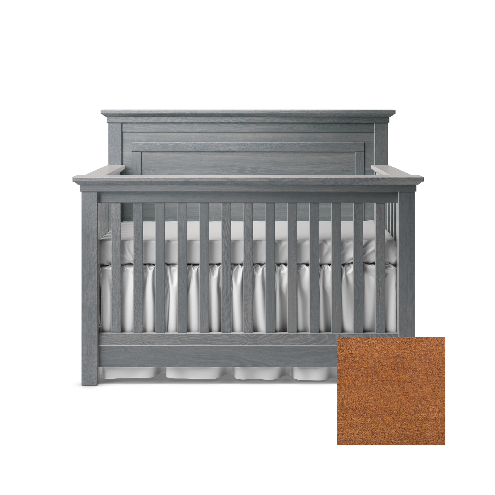 Karisma Convertible Crib with Solid Back - Tots to Teens Furniture