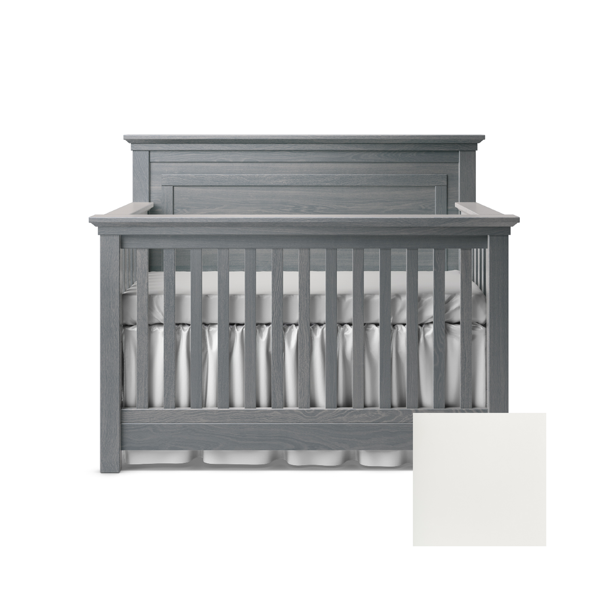 Karisma Convertible Crib with Solid Back - Tots to Teens Furniture