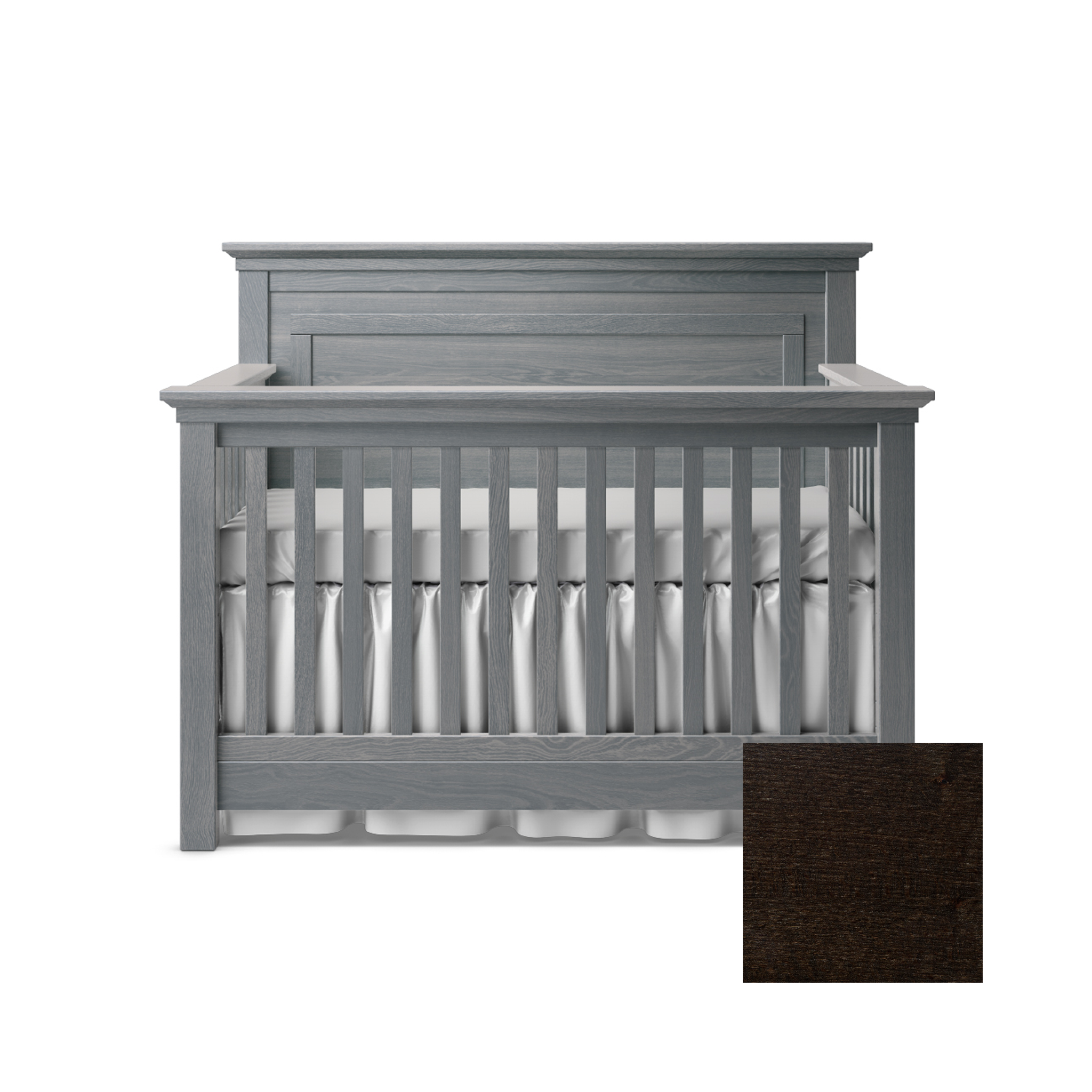 Karisma Convertible Crib with Solid Back - Tots to Teens Furniture