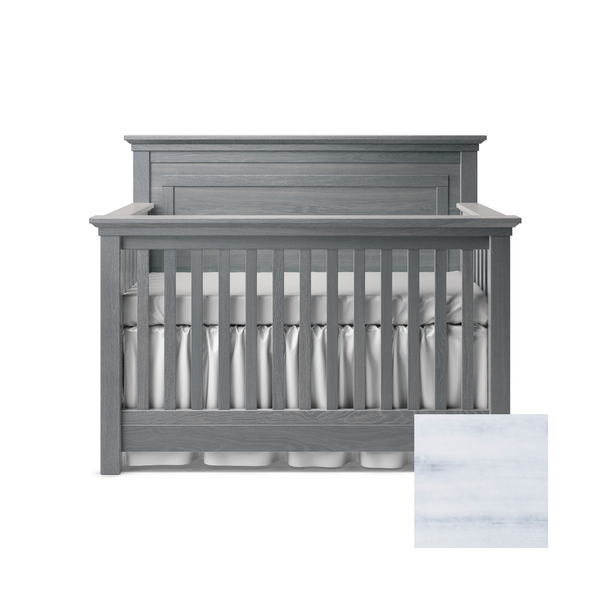 Karisma Convertible Crib with Solid Back - Tots to Teens Furniture