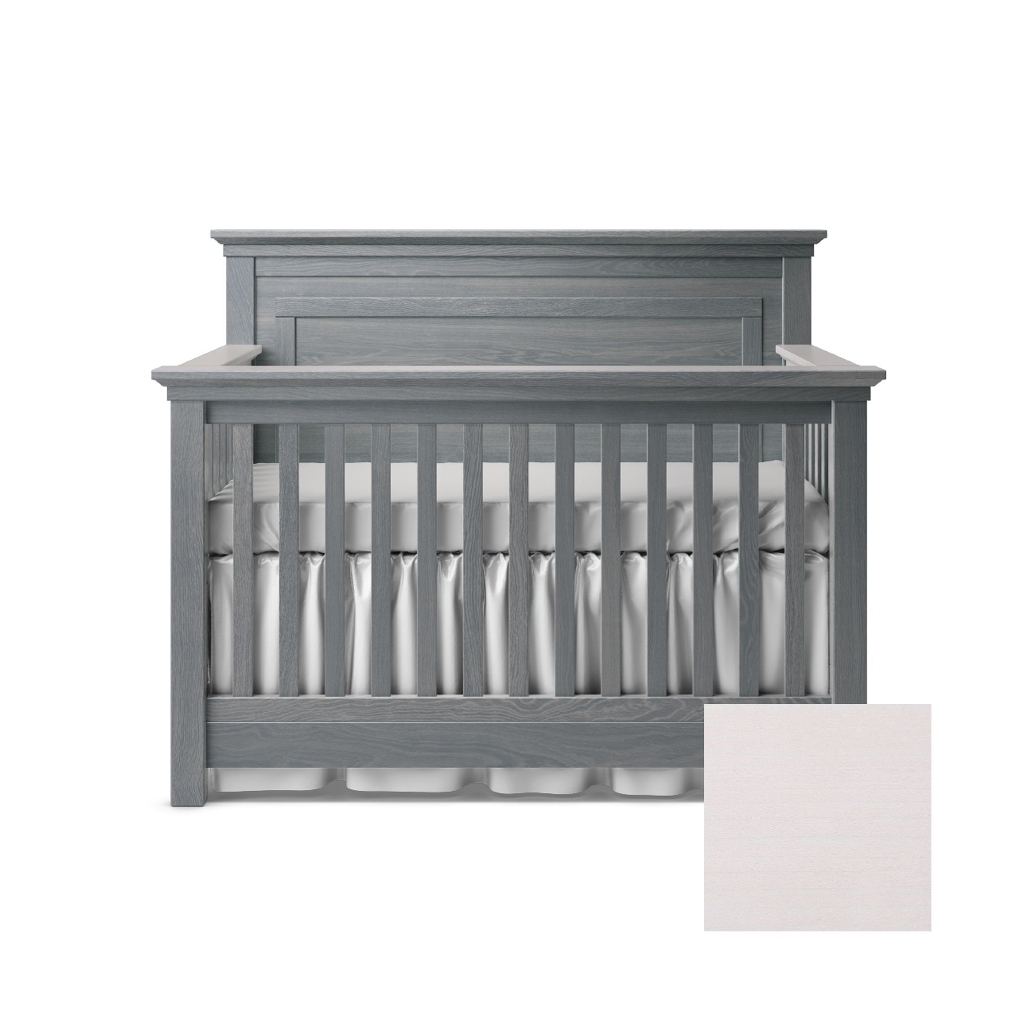 Karisma Convertible Crib with Solid Back - Tots to Teens Furniture