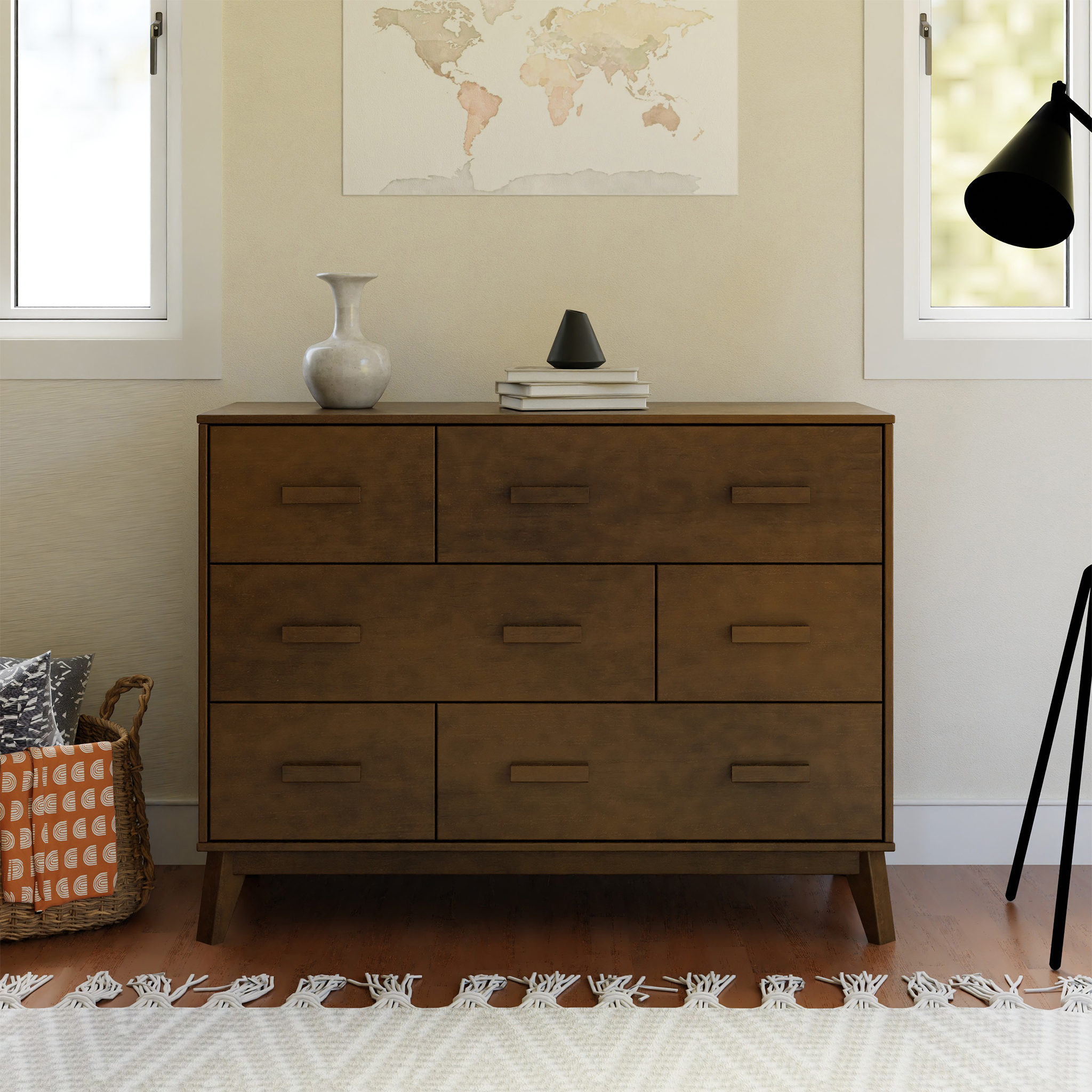Scoot 6 Drawer Double Dresser - Tots to Teens Furniture