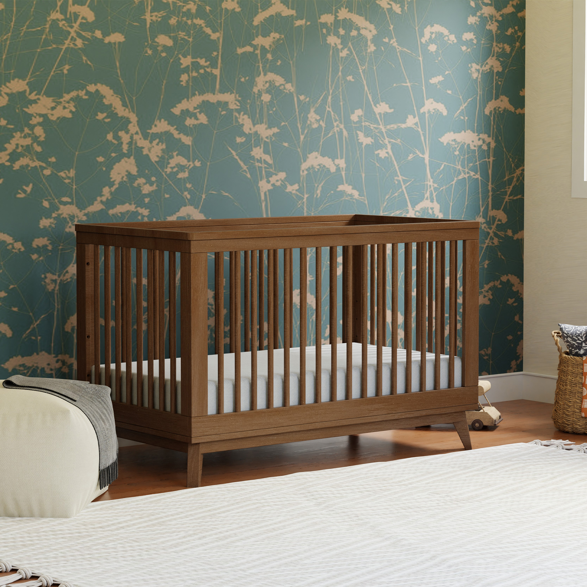 Scoot 3 in 1 Convertible Crib with Toddler Bed Conversion Kit - Tots to Teens Furniture