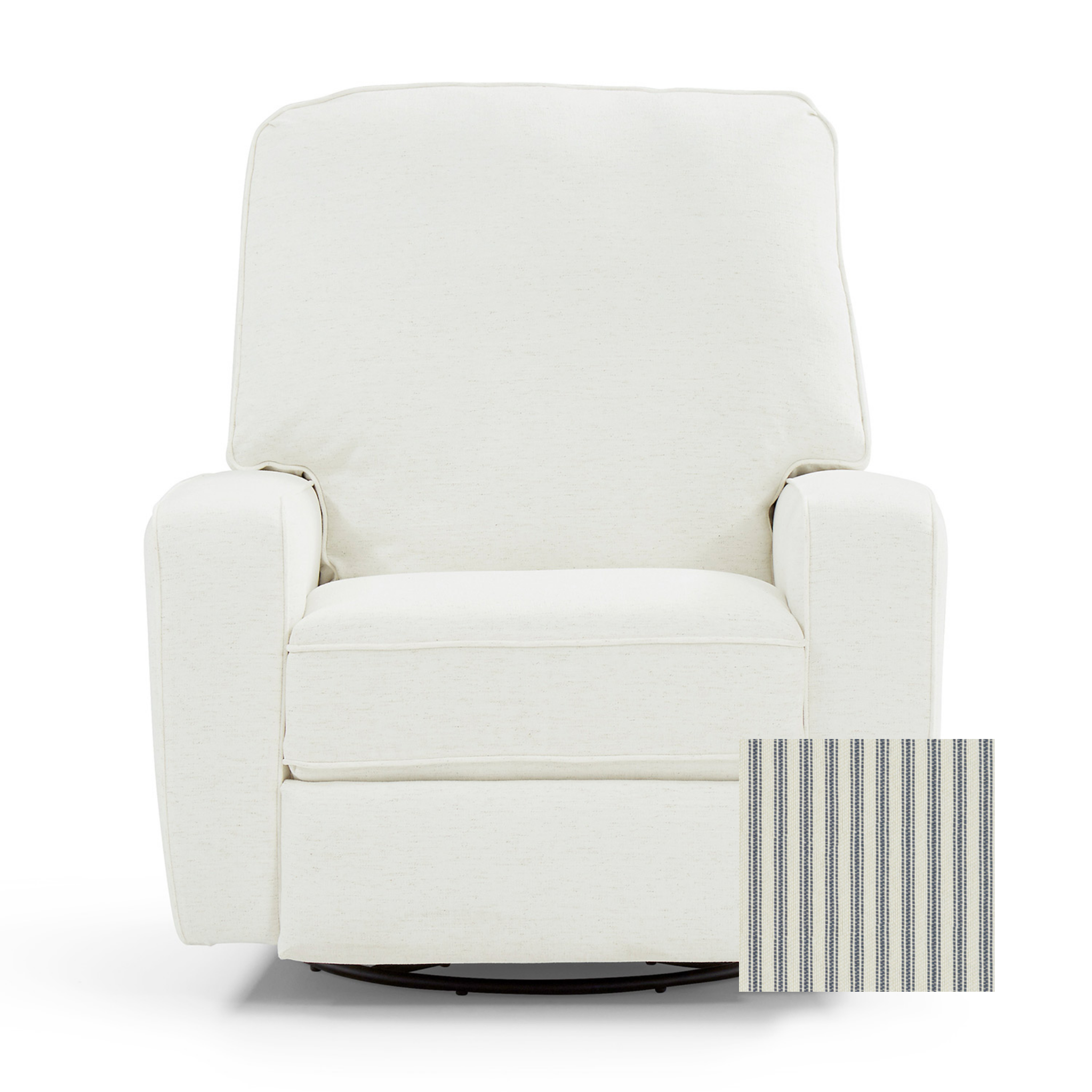Bilana Modern Swivel Glider Recliner - Tots to Teens Furniture