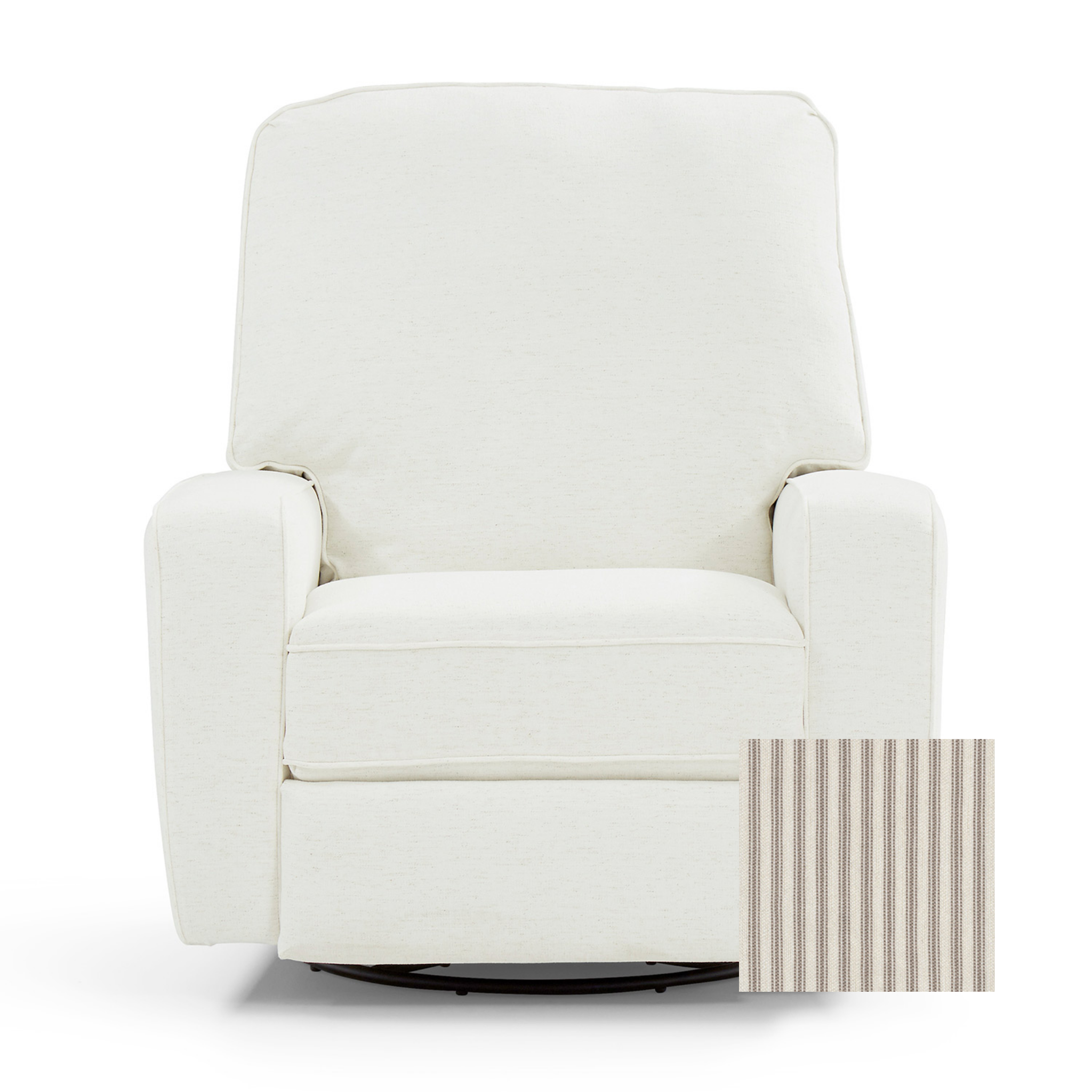 Bilana Modern Swivel Glider Recliner - Tots to Teens Furniture