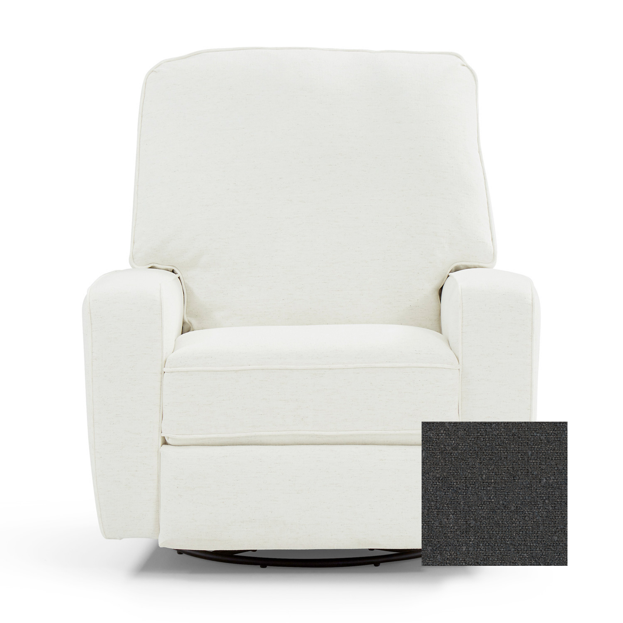Bilana Modern Swivel Glider Recliner - Tots to Teens Furniture