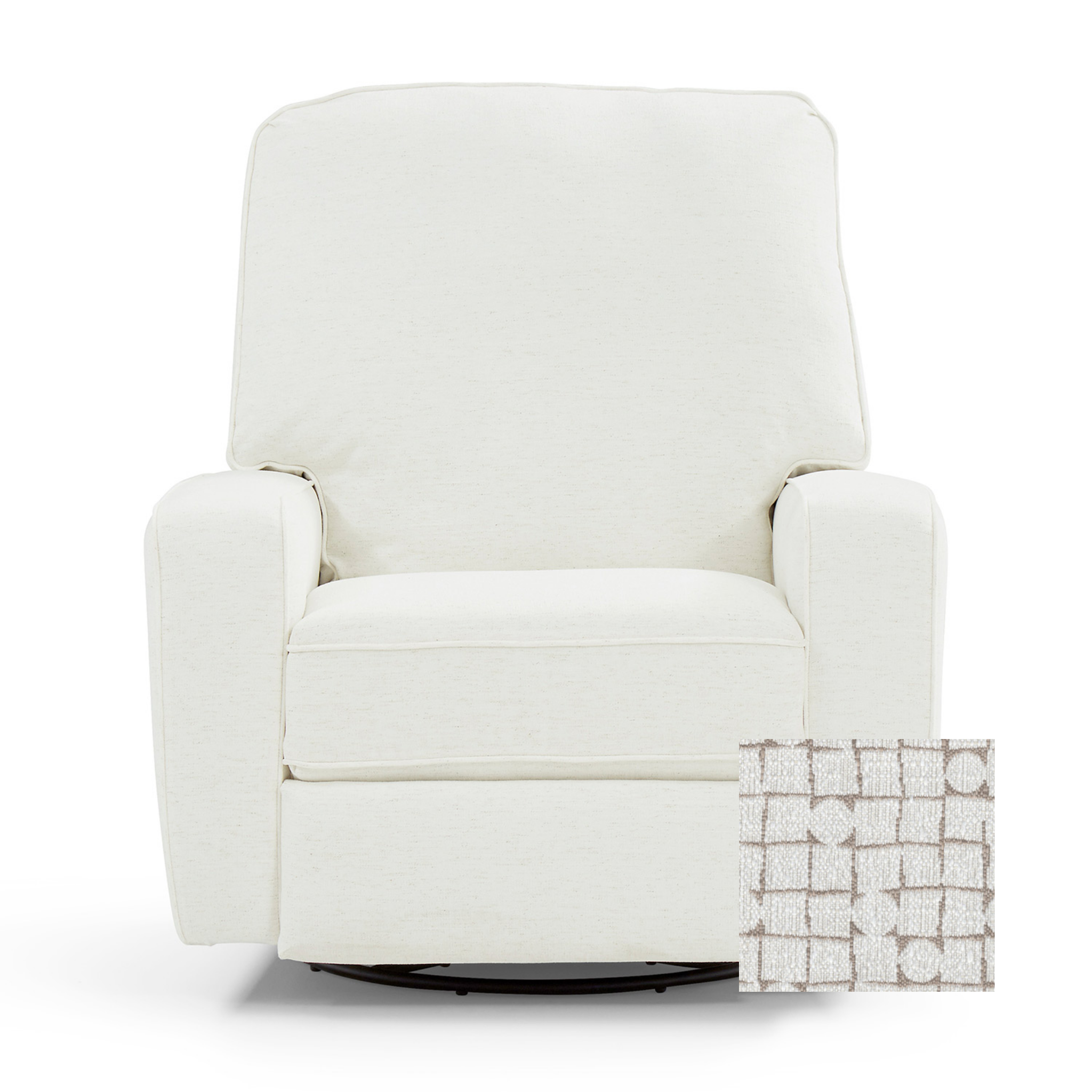Bilana Modern Swivel Glider Recliner - Tots to Teens Furniture