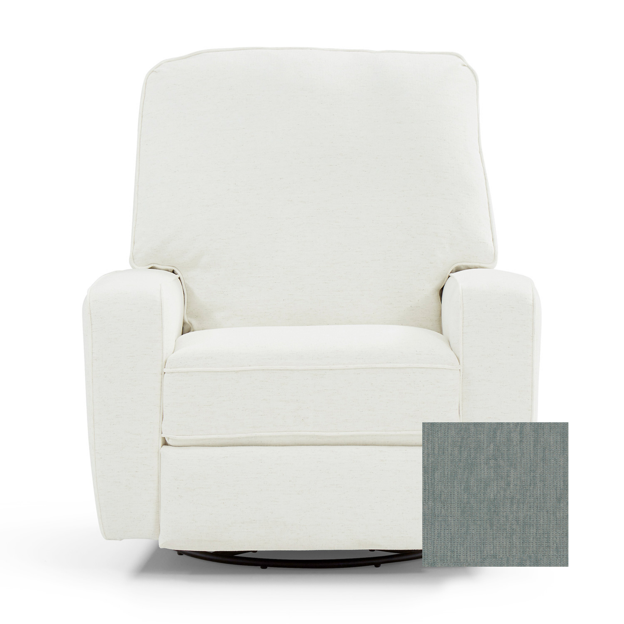 Bilana Modern Swivel Glider Recliner - Tots to Teens Furniture