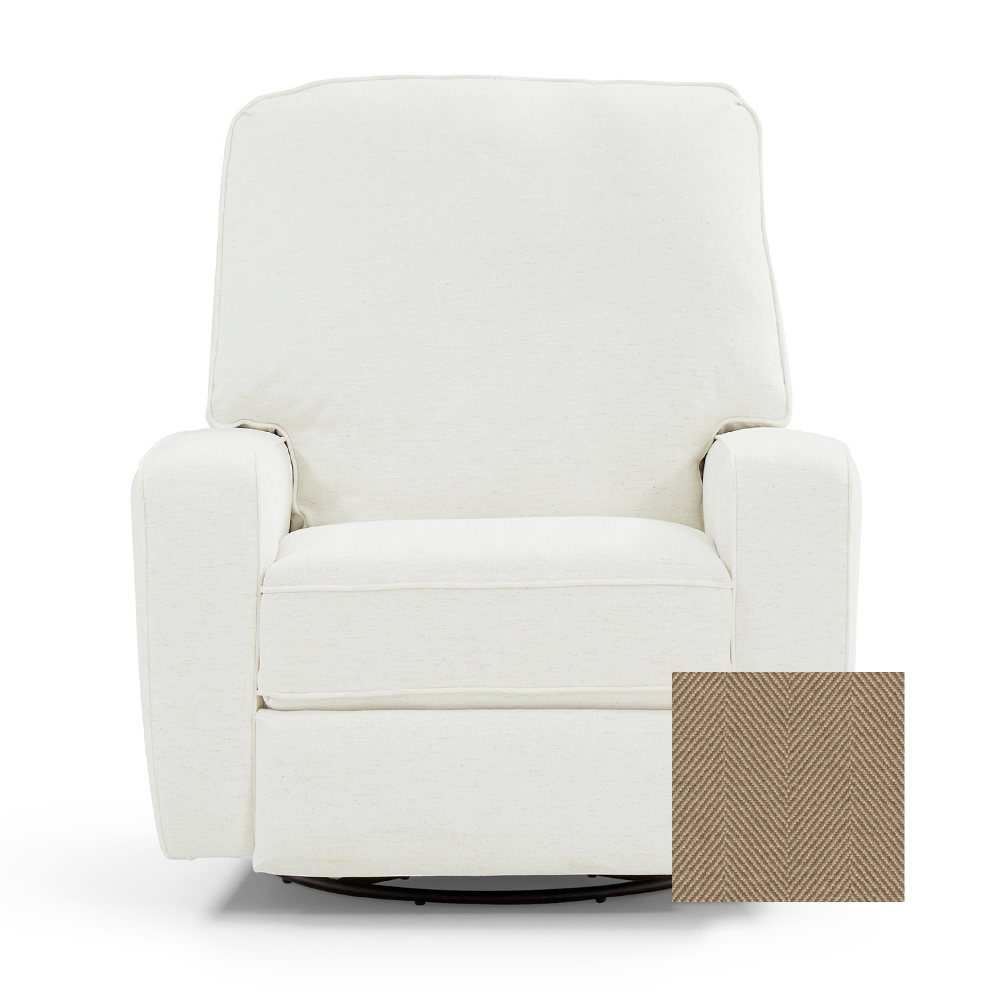 Bilana Modern Swivel Glider Recliner - Tots to Teens Furniture