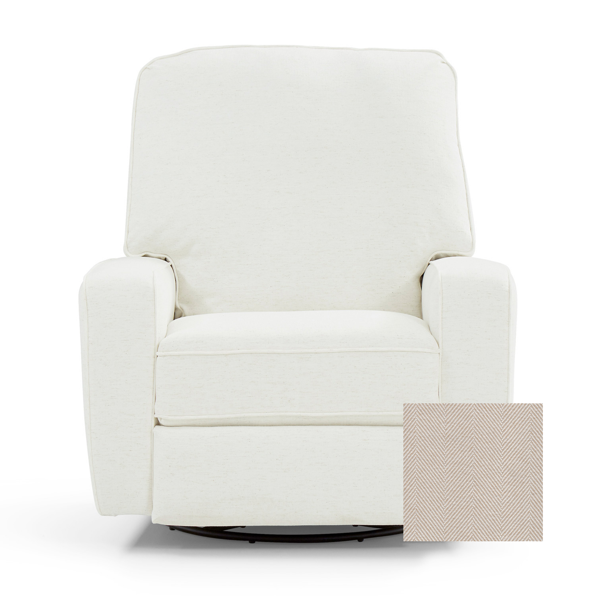 Bilana Modern Swivel Glider Recliner - Tots to Teens Furniture