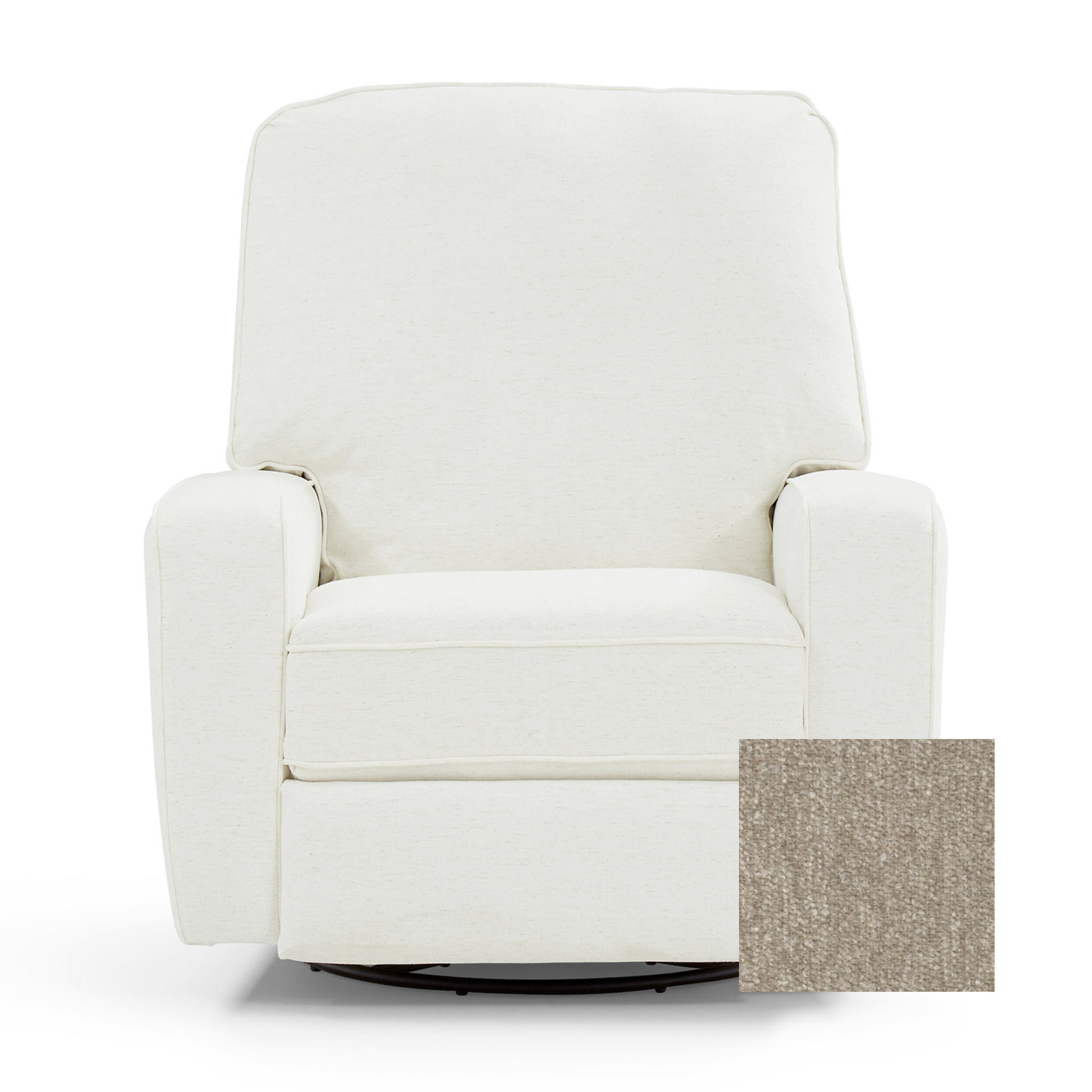 Bilana Modern Swivel Glider Recliner - Tots to Teens Furniture