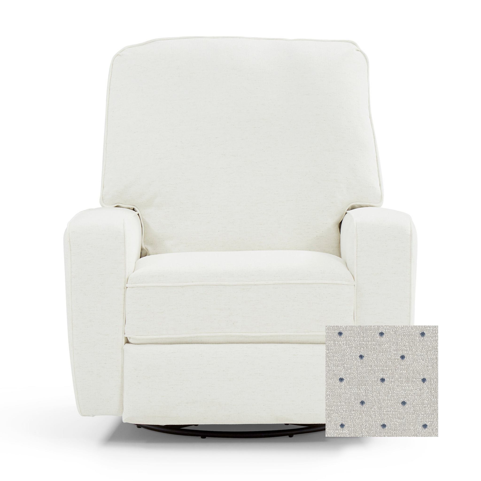 Bilana Modern Swivel Glider Recliner - Tots to Teens Furniture