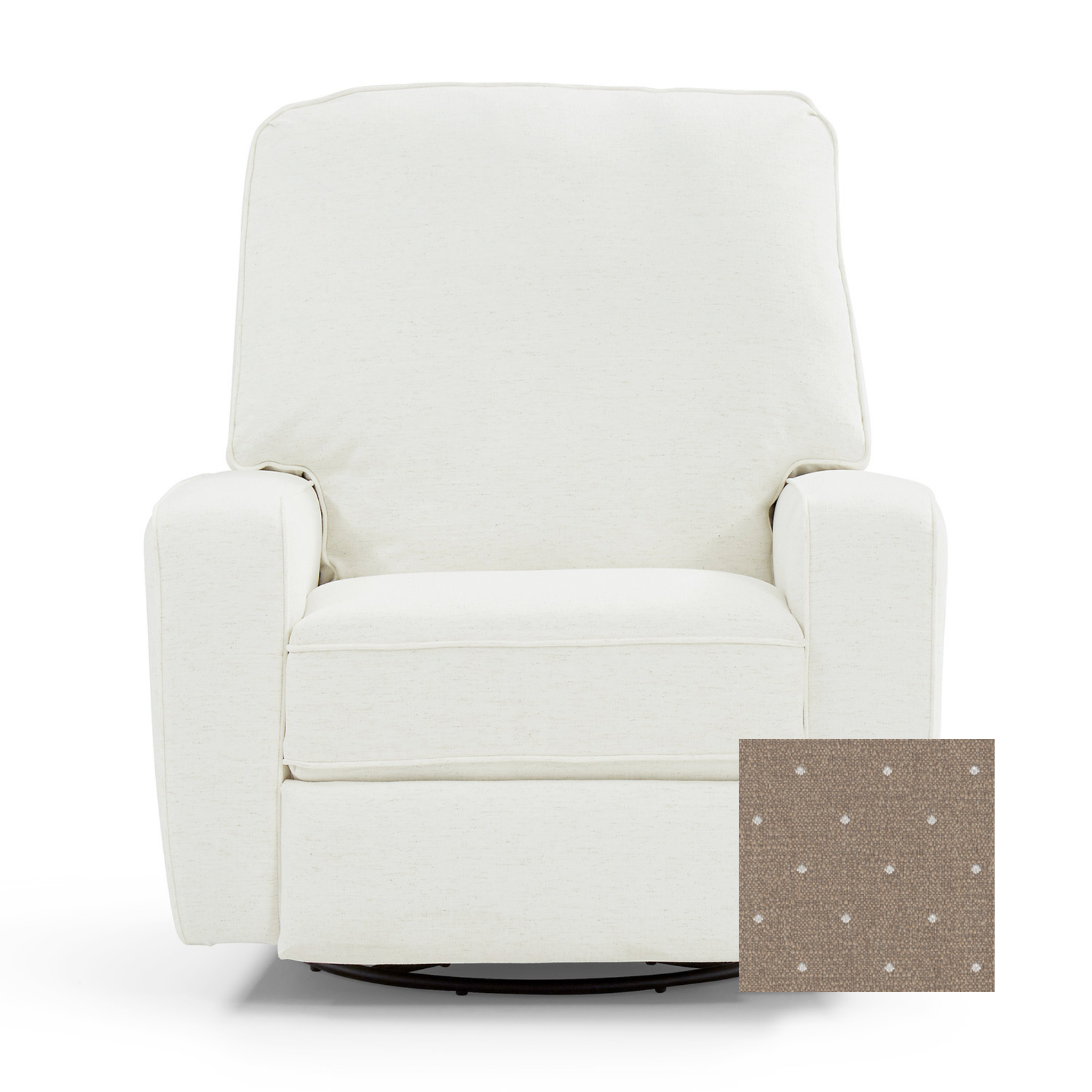 Bilana Modern Swivel Glider Recliner - Tots to Teens Furniture