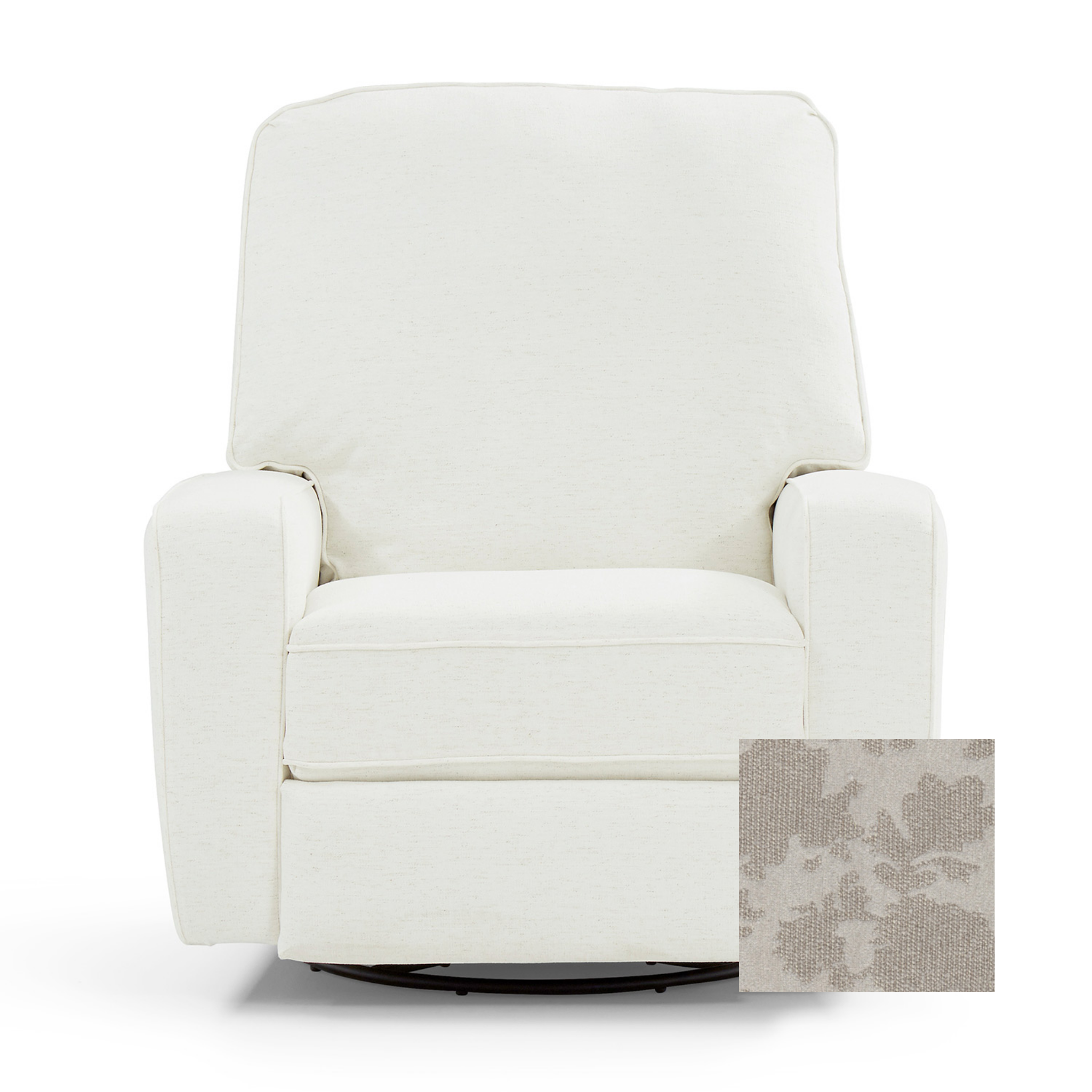 Bilana Modern Swivel Glider Recliner - Tots to Teens Furniture