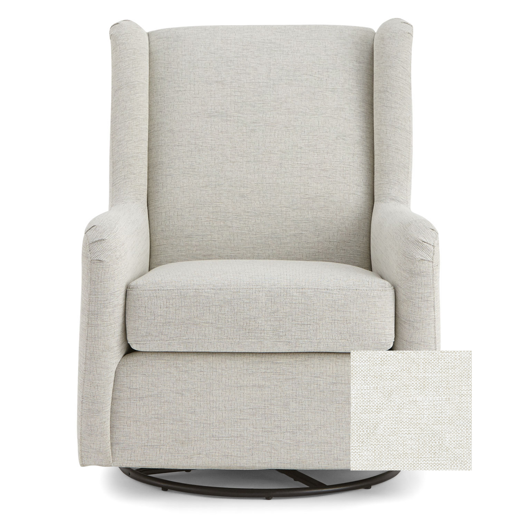 Brianna Swivel Glider Chair - Tots to Teens Furniture