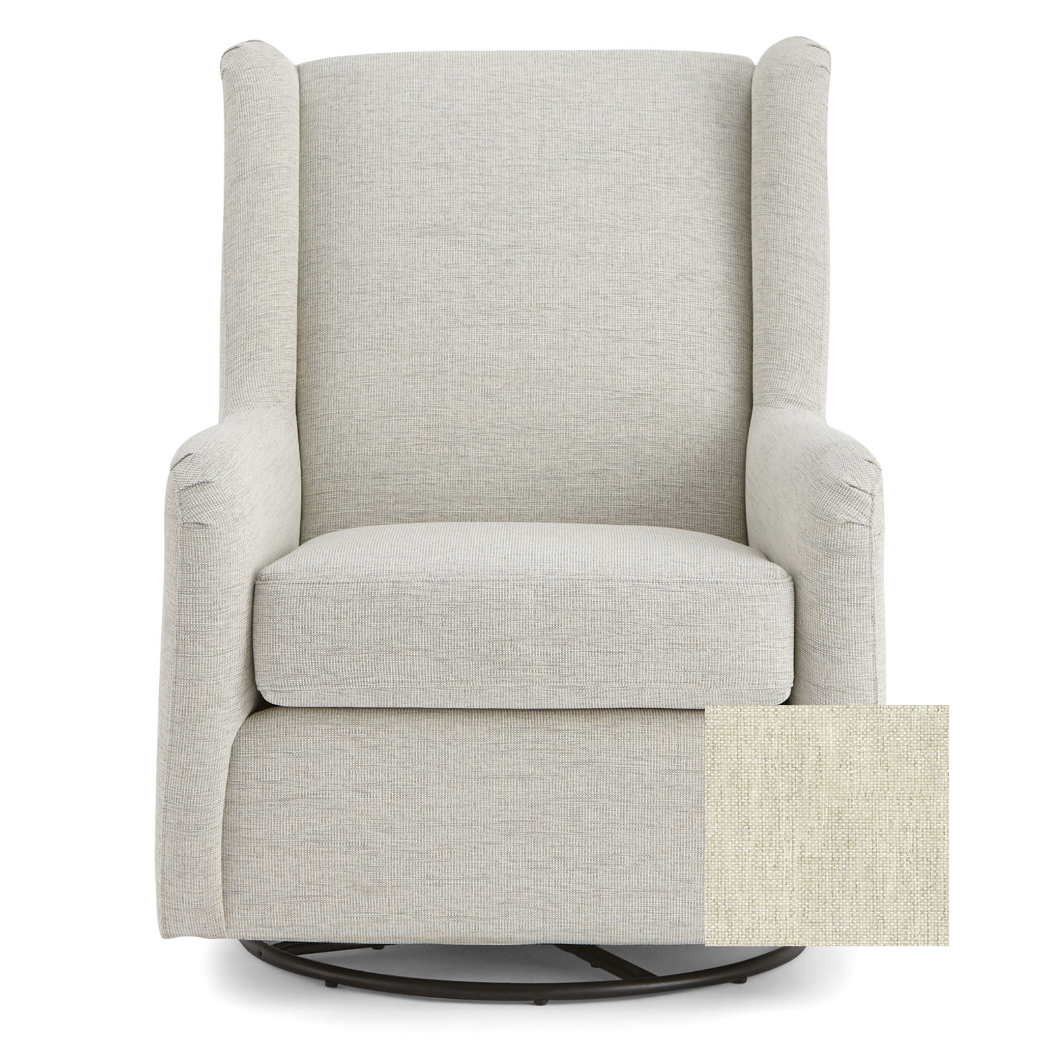 Brianna Swivel Glider Chair - Tots to Teens Furniture
