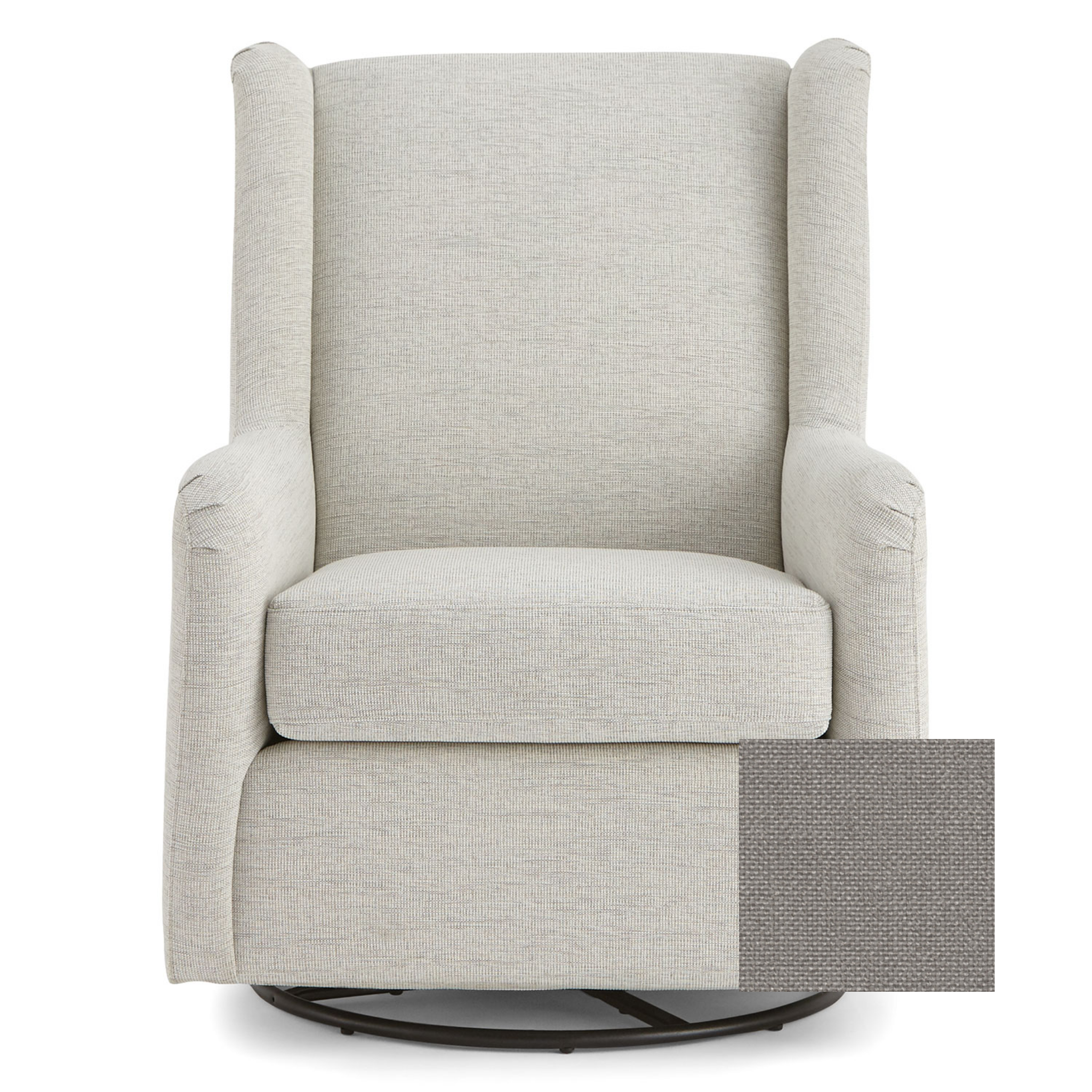 Brianna Swivel Glider Chair - Tots to Teens Furniture