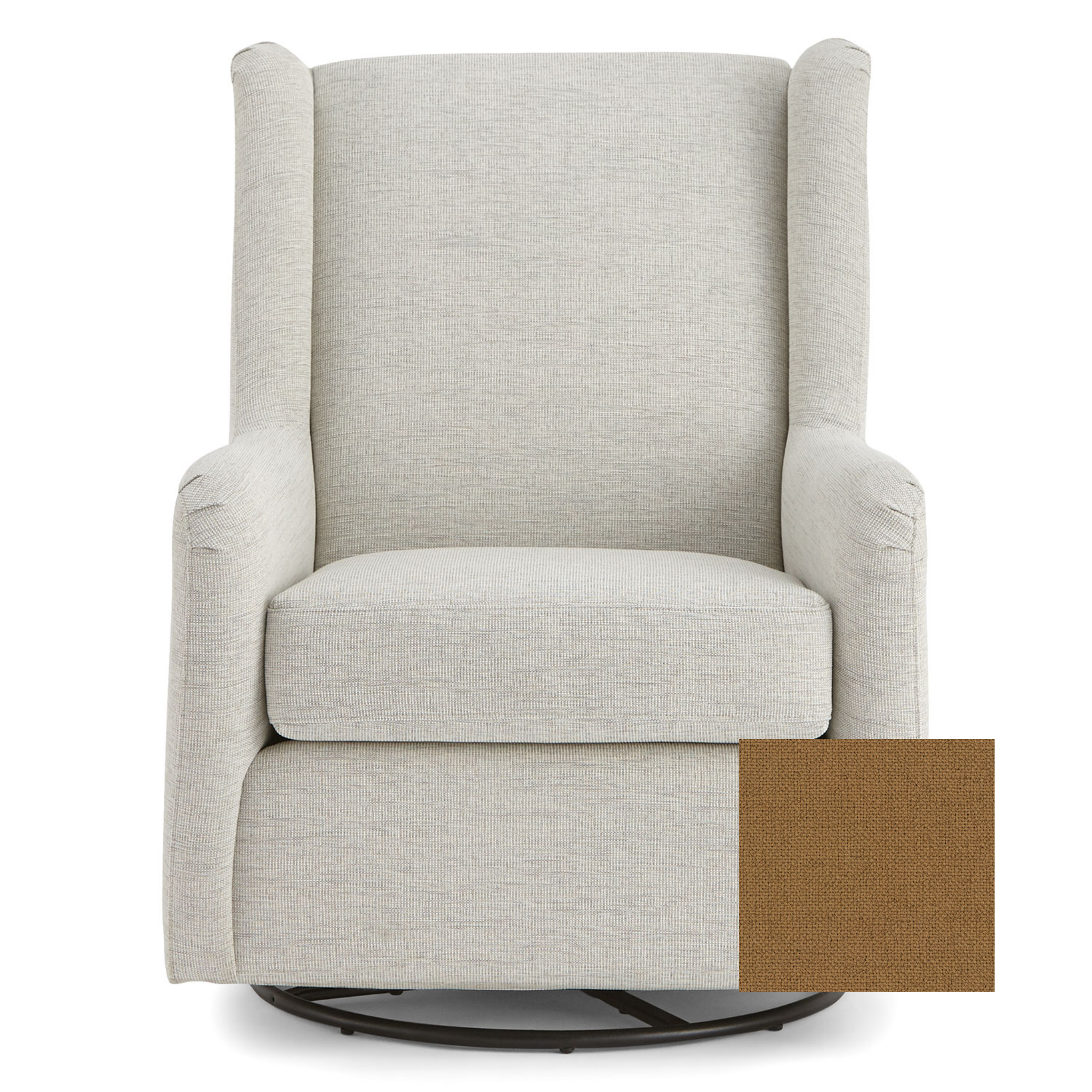 Brianna Swivel Glider Chair - Tots to Teens Furniture
