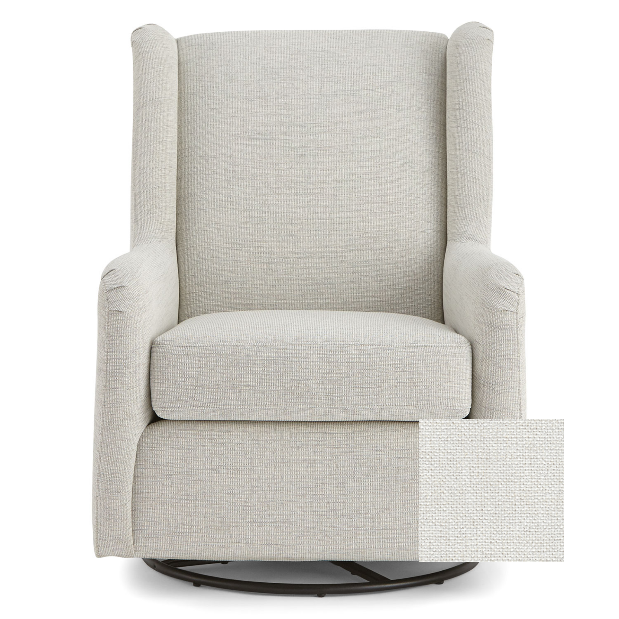 Brianna Swivel Glider Chair - Tots to Teens Furniture