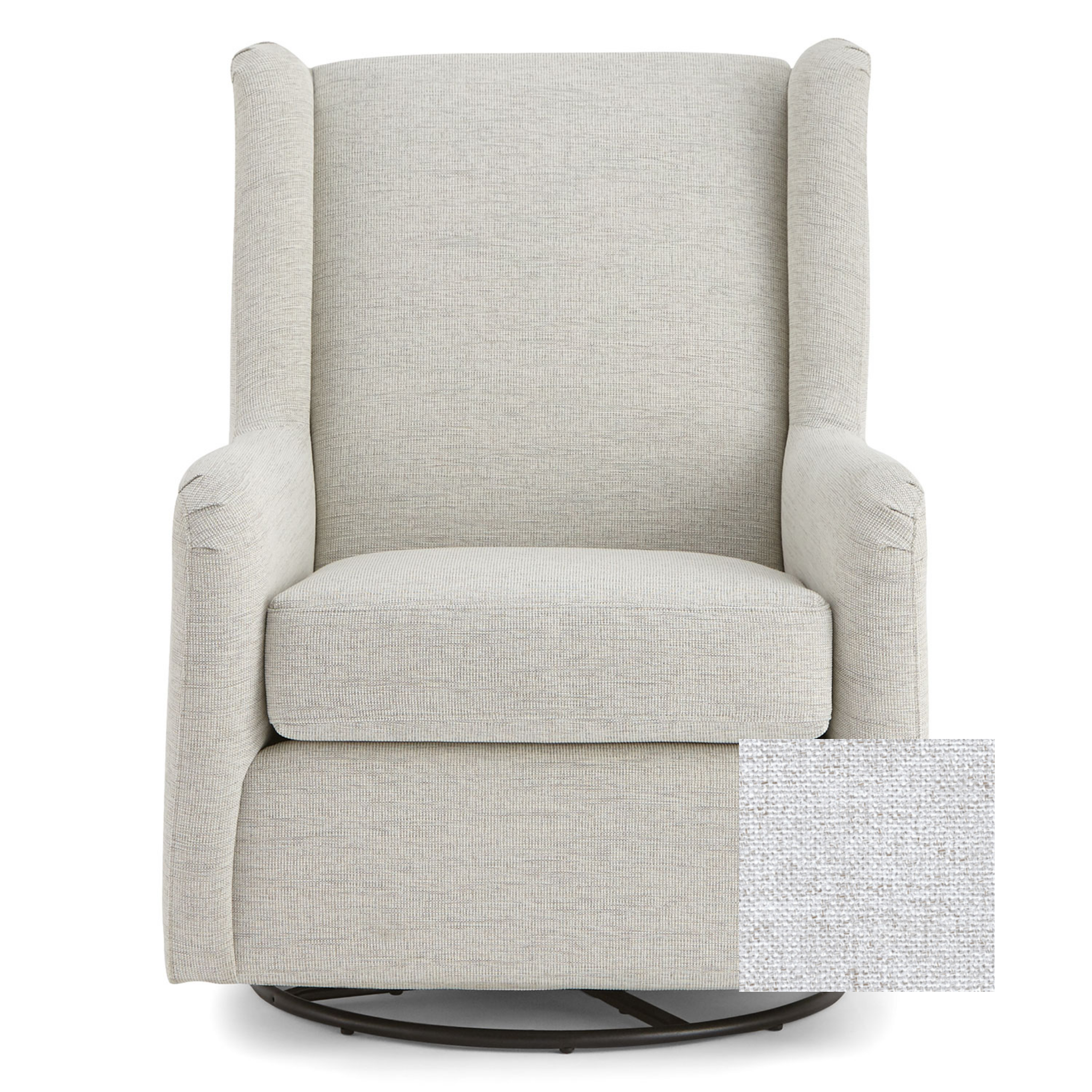 Brianna Swivel Glider Chair - Tots to Teens Furniture