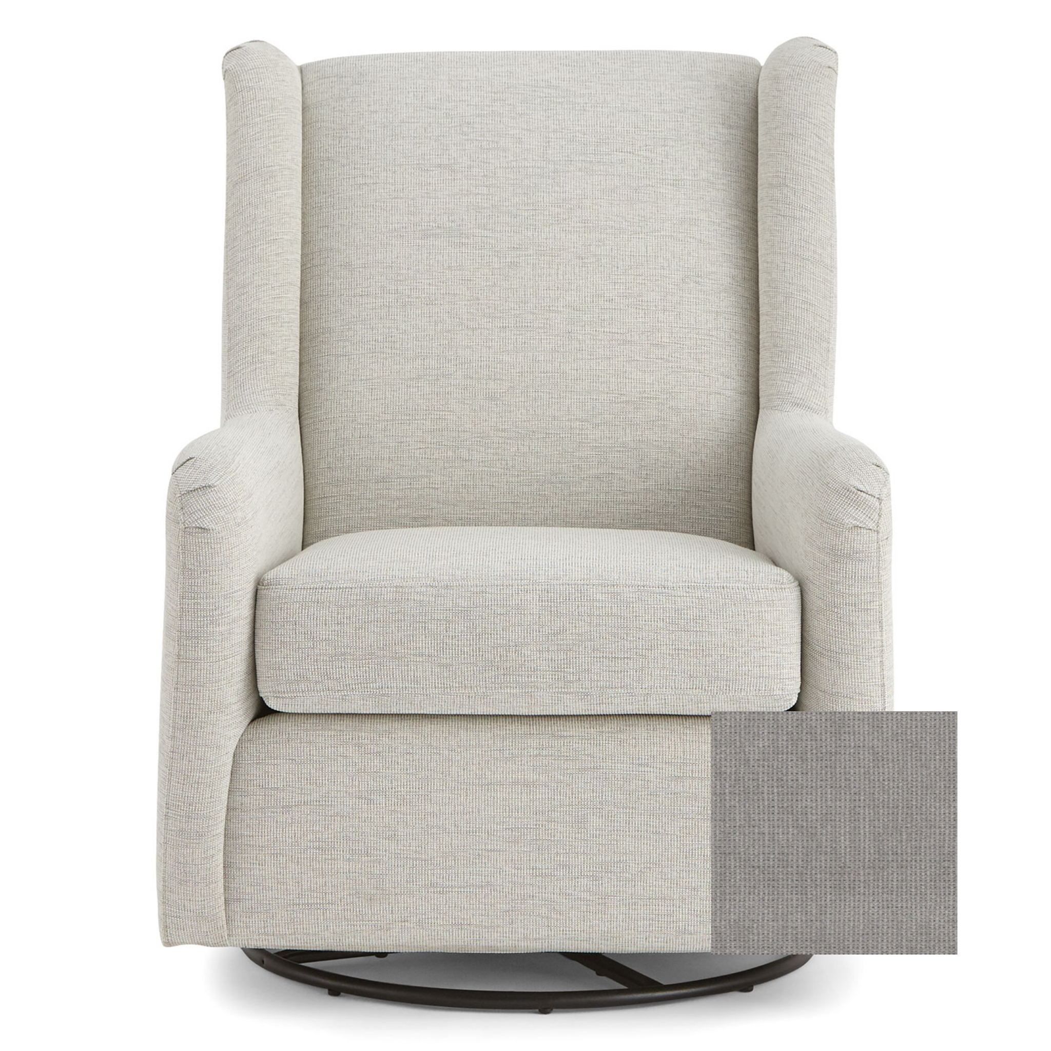 Brianna Swivel Glider Chair - Tots to Teens Furniture