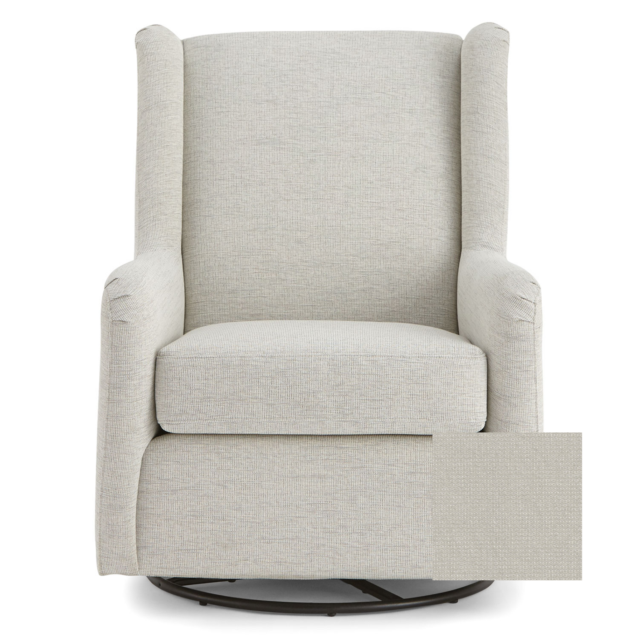 Brianna Swivel Glider Chair - Tots to Teens Furniture
