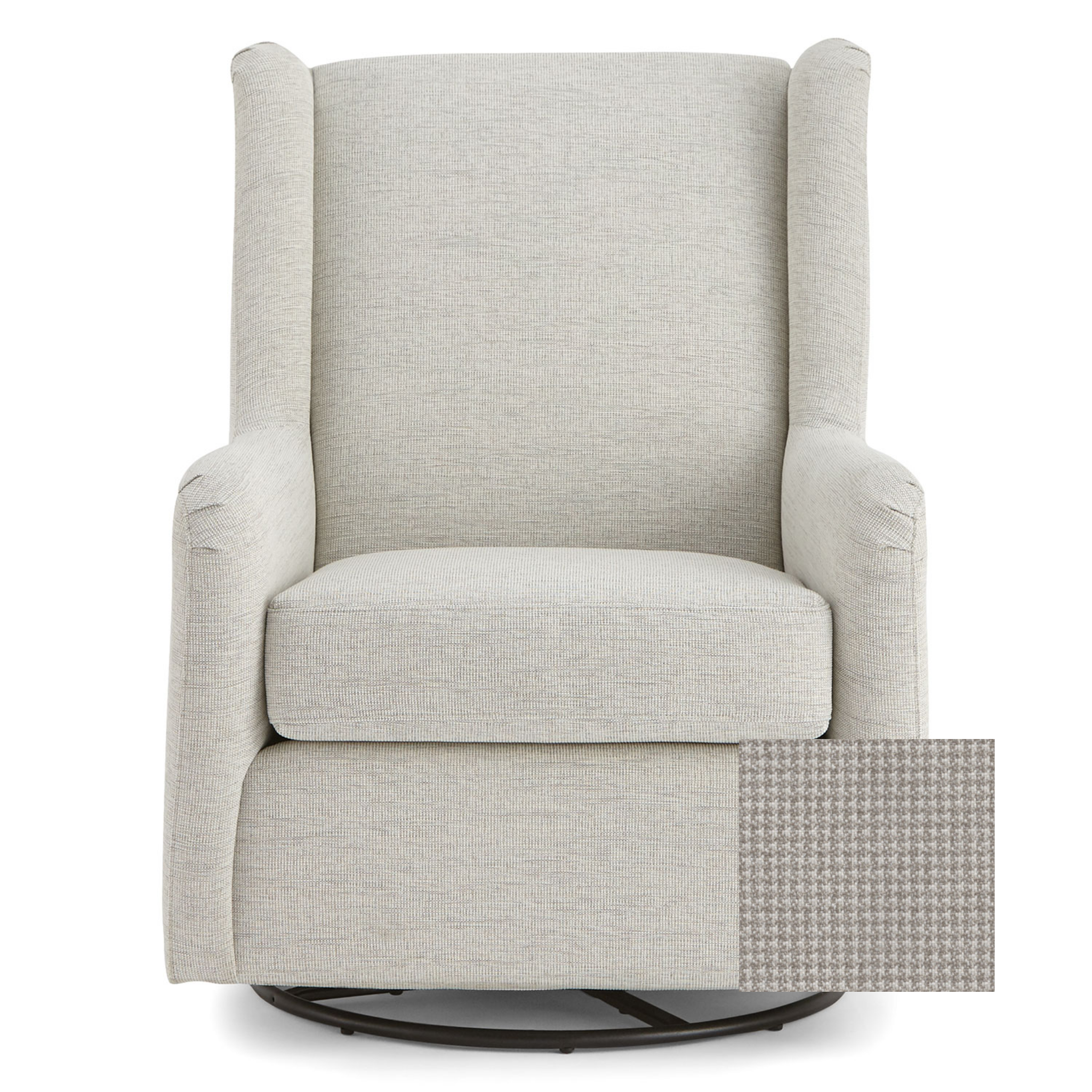 Brianna Swivel Glider Chair - Tots to Teens Furniture