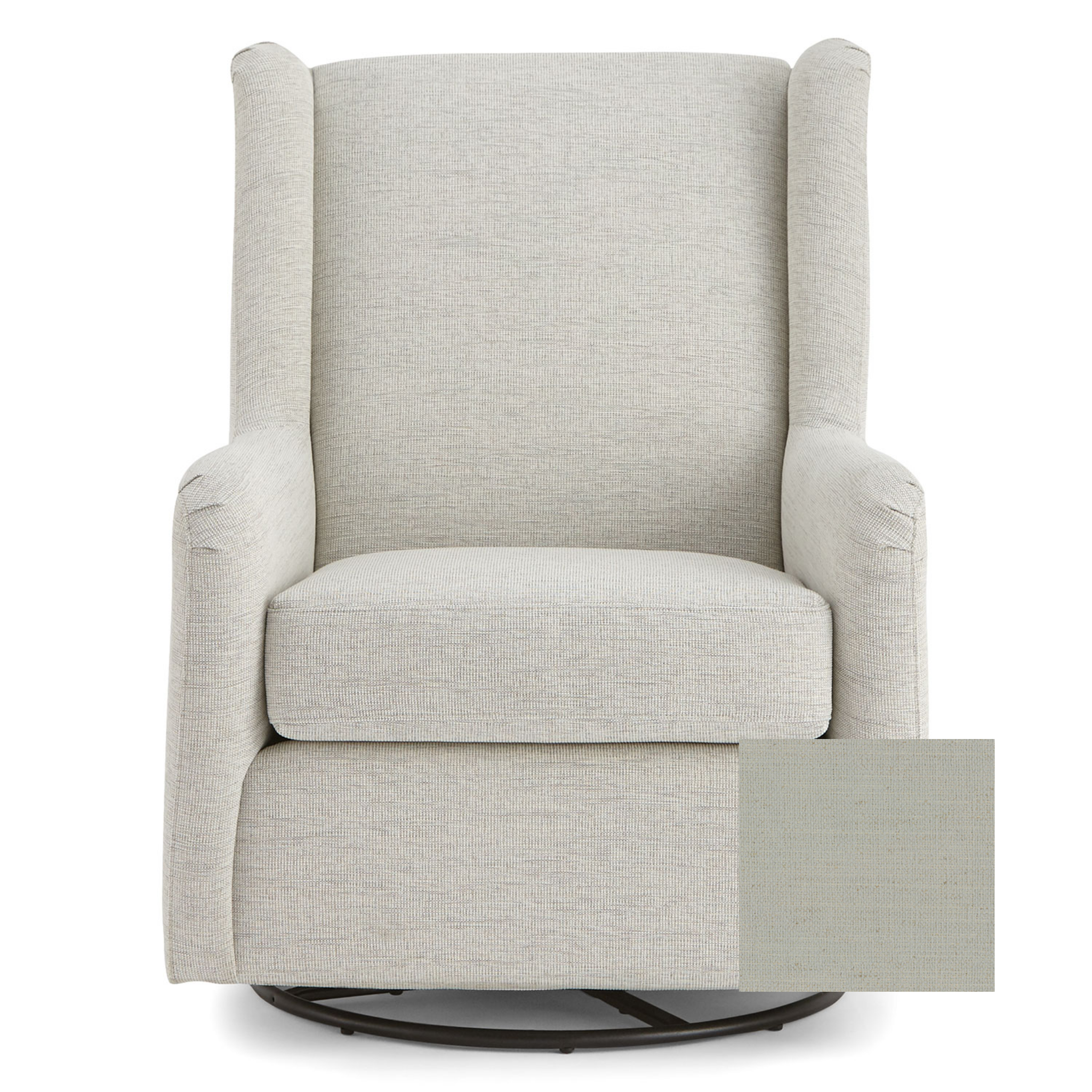 Brianna Swivel Glider Chair - Tots to Teens Furniture