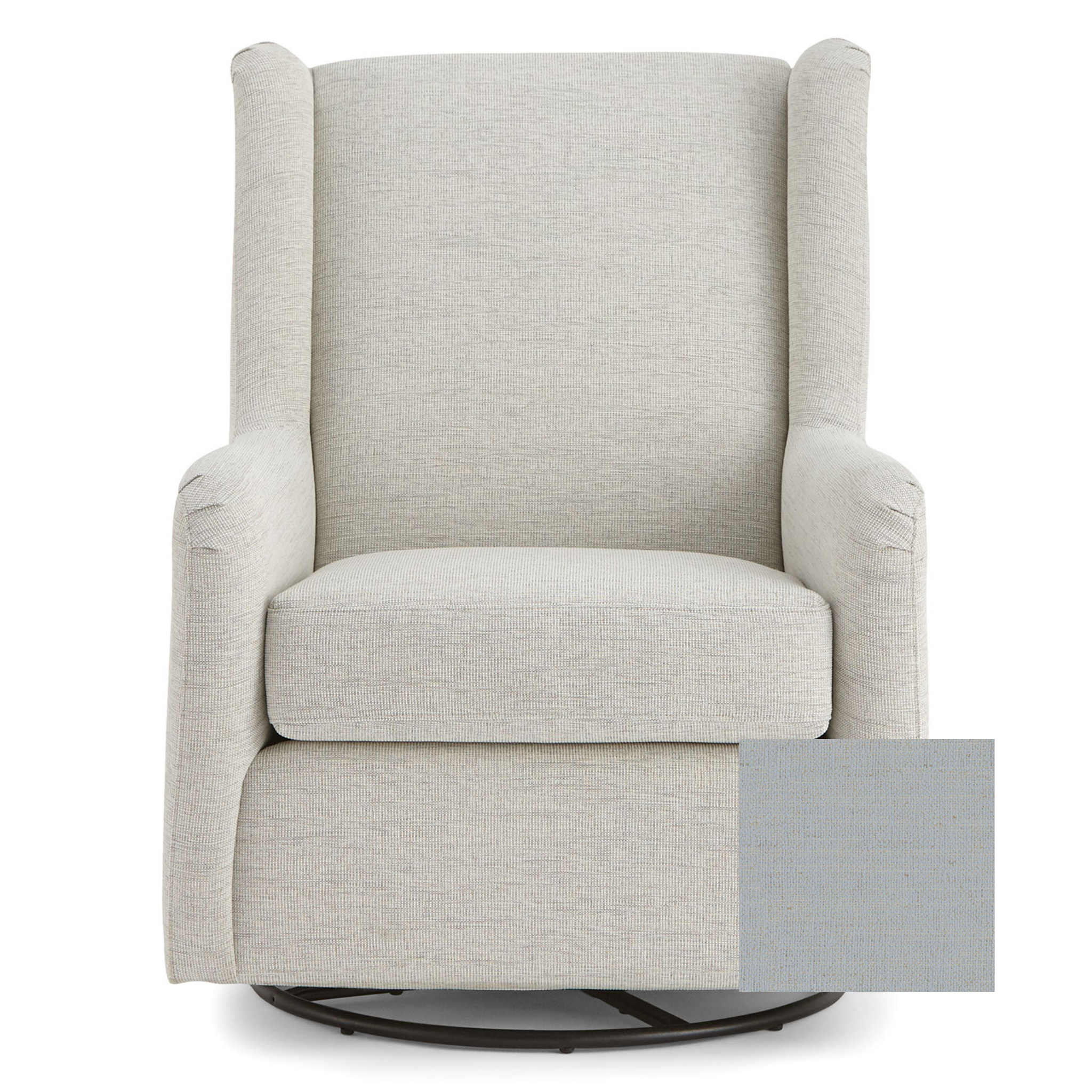 Brianna Swivel Glider Chair - Tots to Teens Furniture